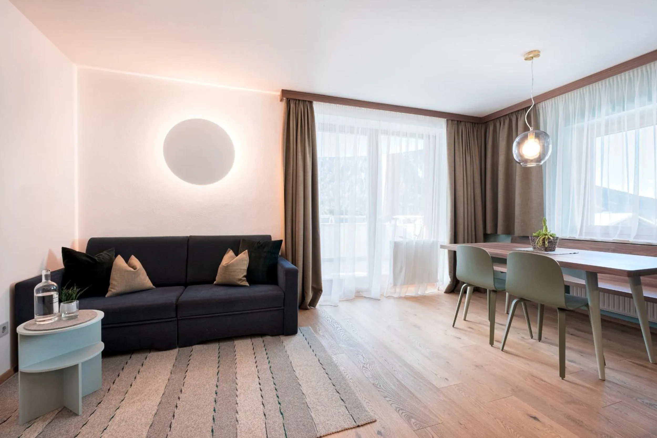 Living room in Residence Königswarte Strata Sexten