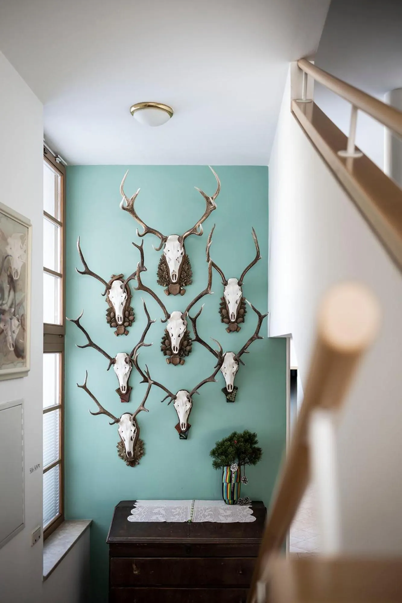 Decorative detail in Residence Königswarte Strata Sexten