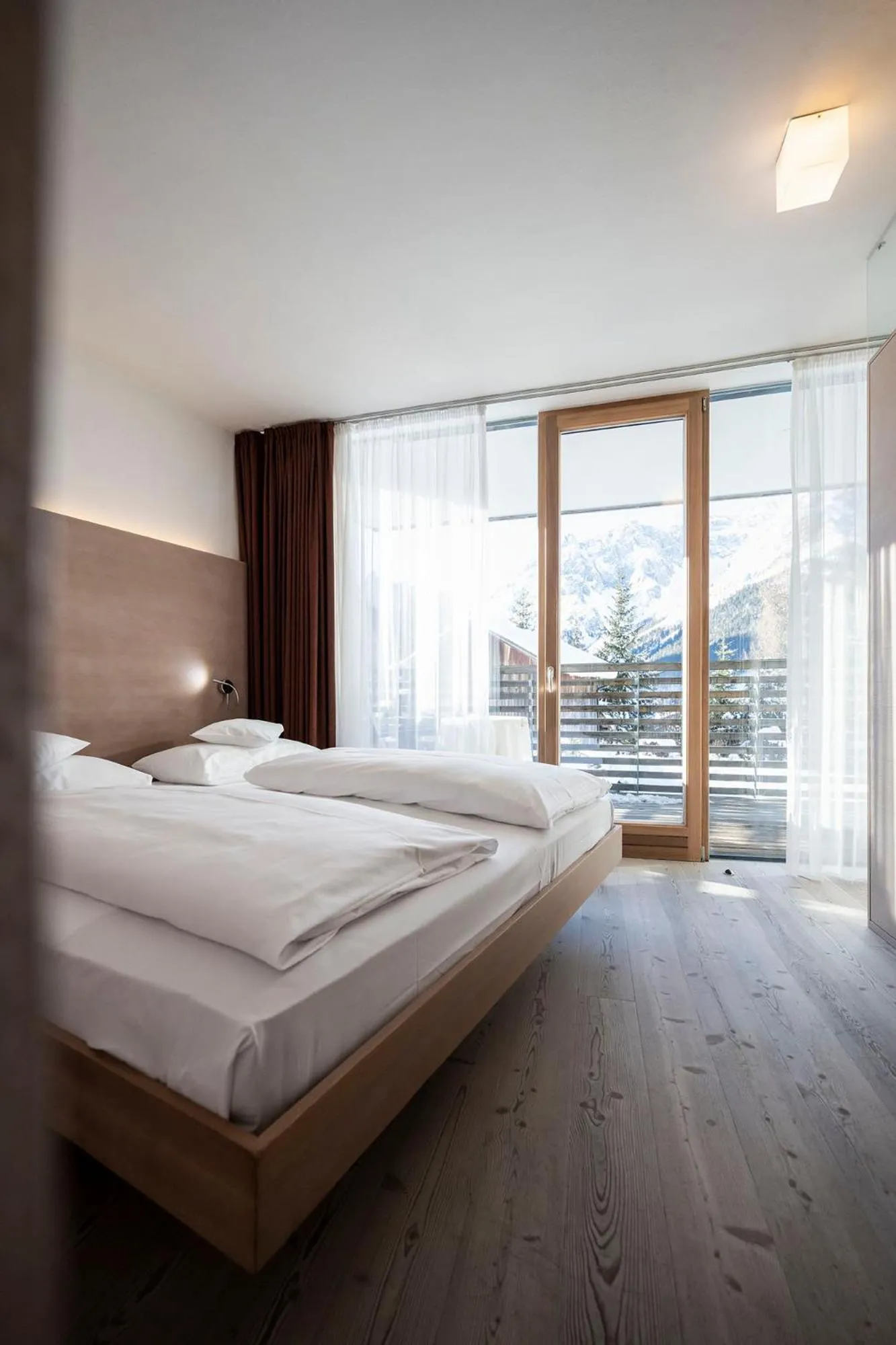 Bedroom, Bed in Residence Königswarte Strata Sexten