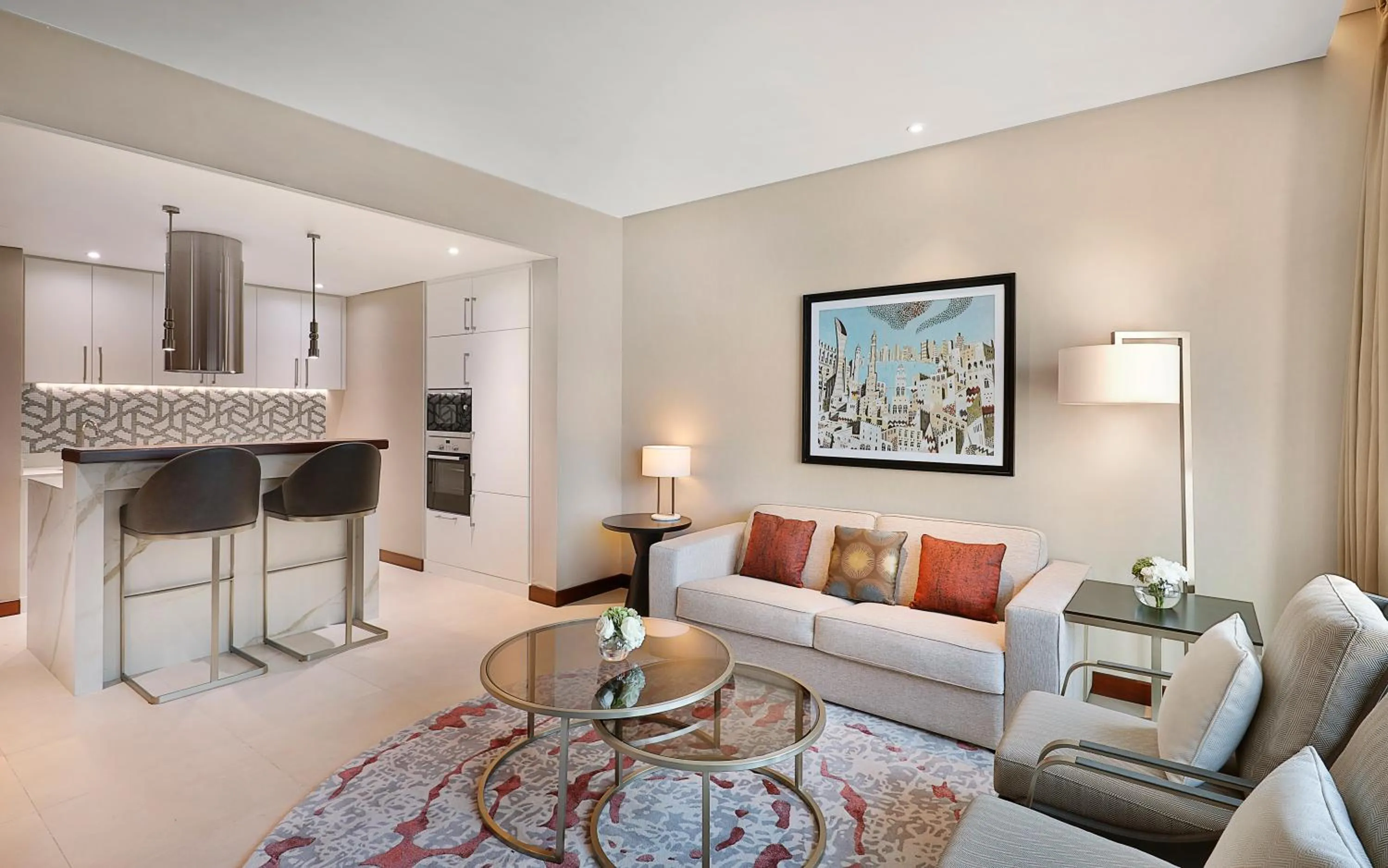 Living room in The Townhouses The Pearl