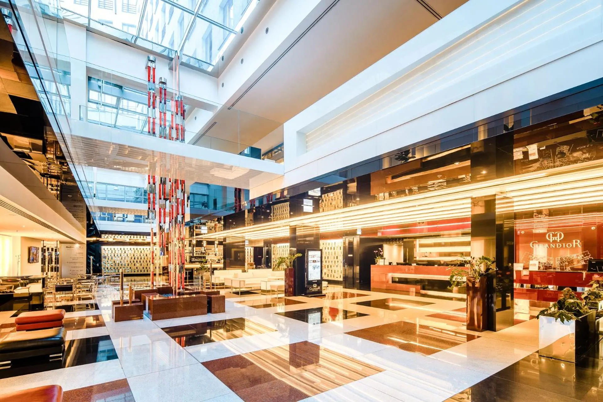 Lobby or reception in Grandior Hotel Prague