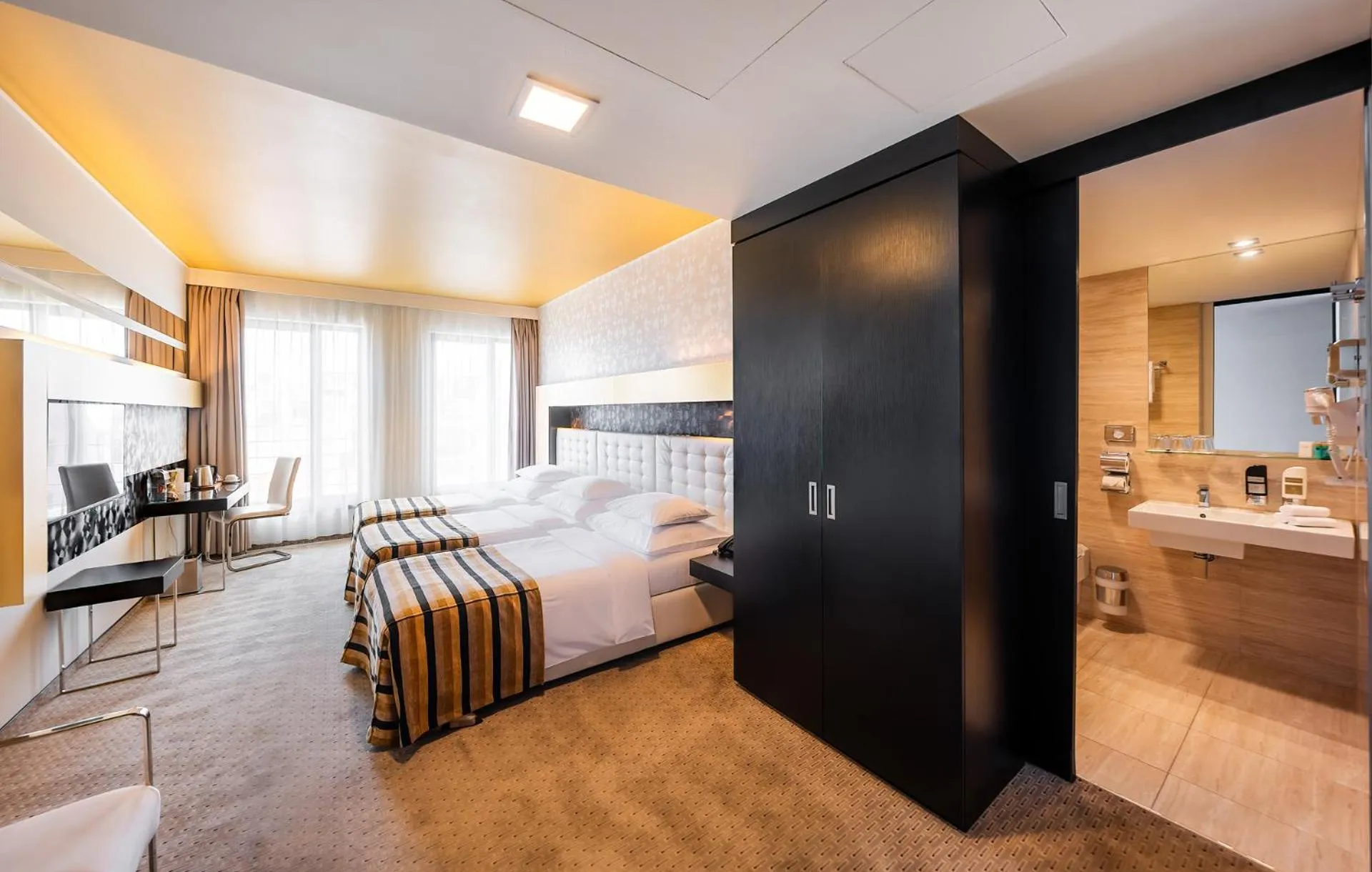 Bedroom, Bed in Grandior Hotel Prague