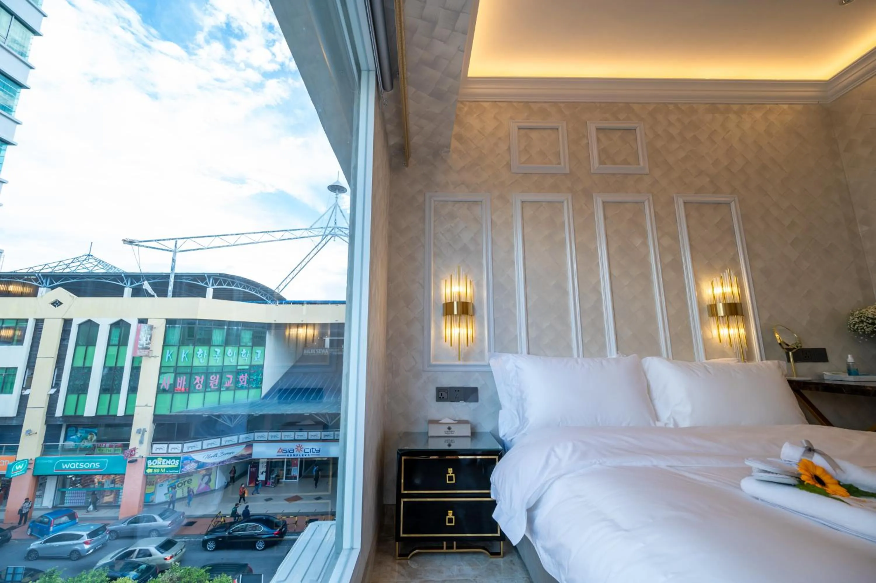 City view, Bed in ACJ Residence @ Beside Cititel Hotel