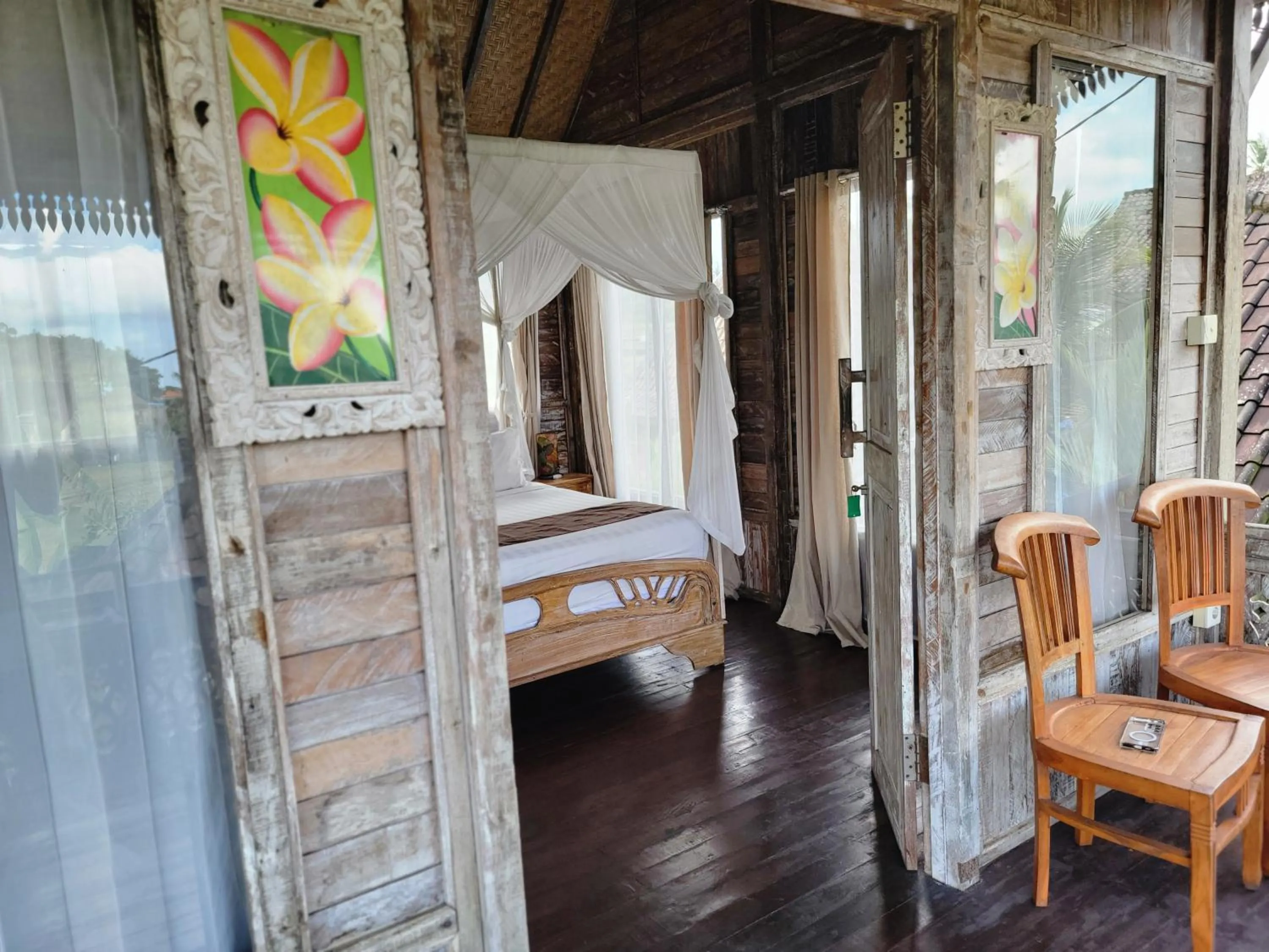 Balcony/Terrace, Bed in Ananda JJ Ubud Resort & Spa
