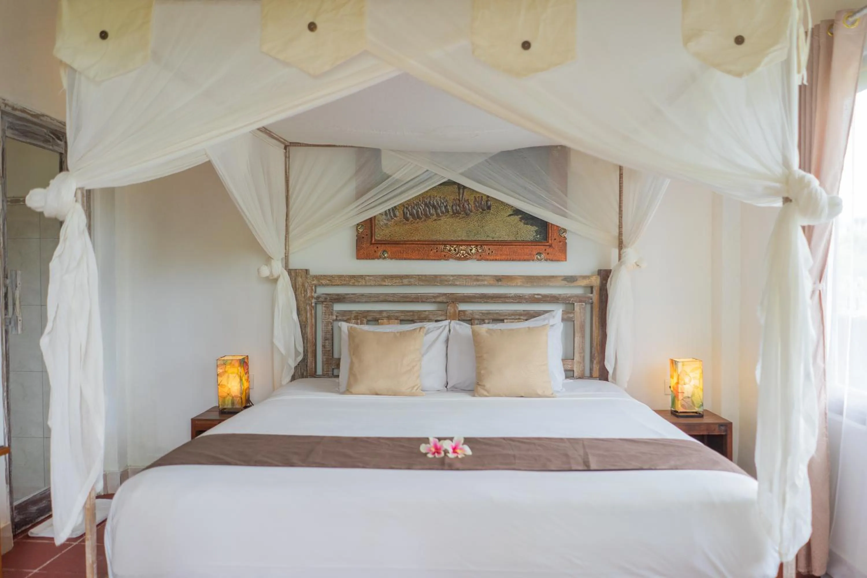 Bed in Ananda JJ Ubud Resort & Spa