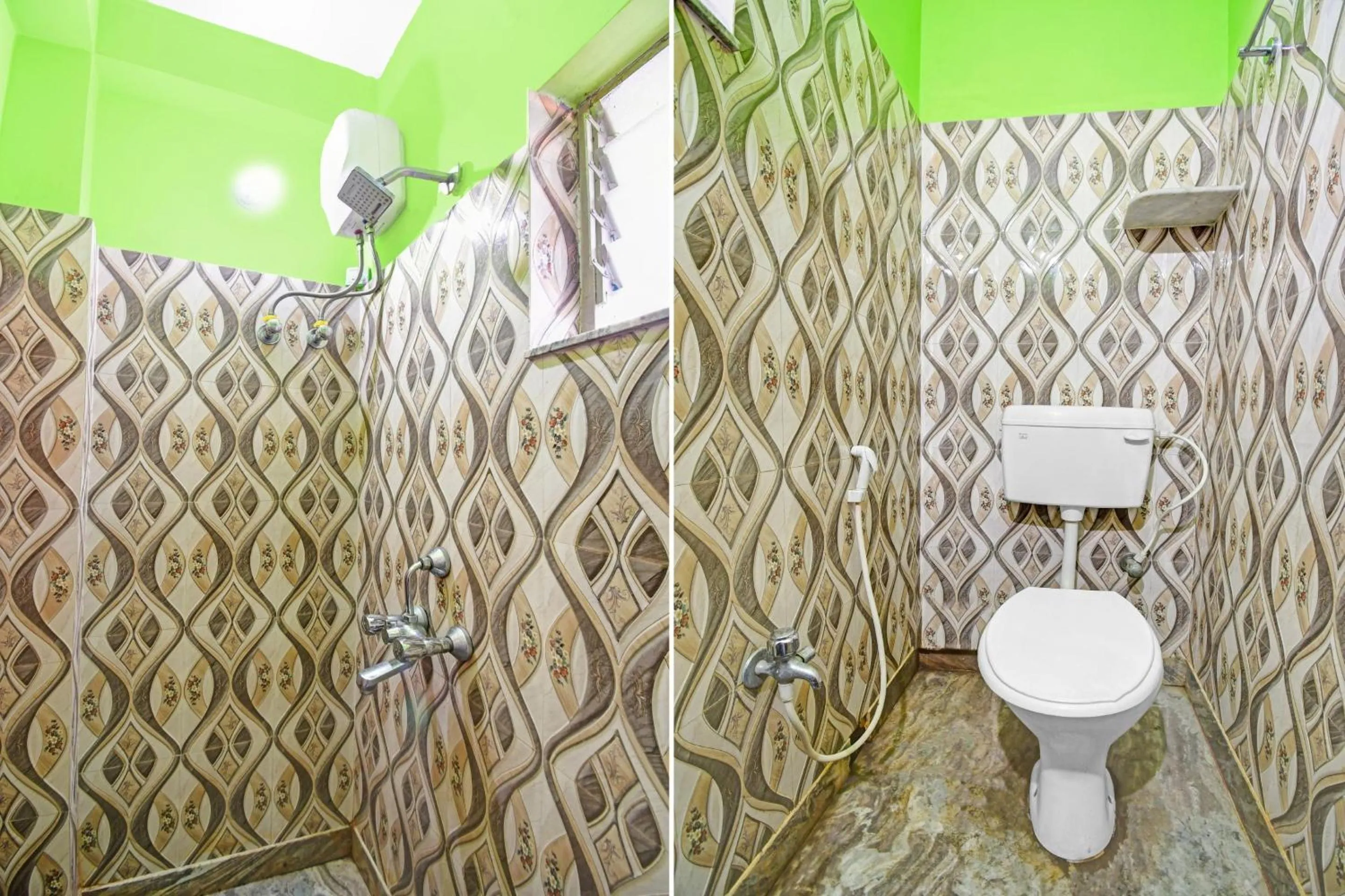 Bathroom in Hotel O Diamond Palace Guest House