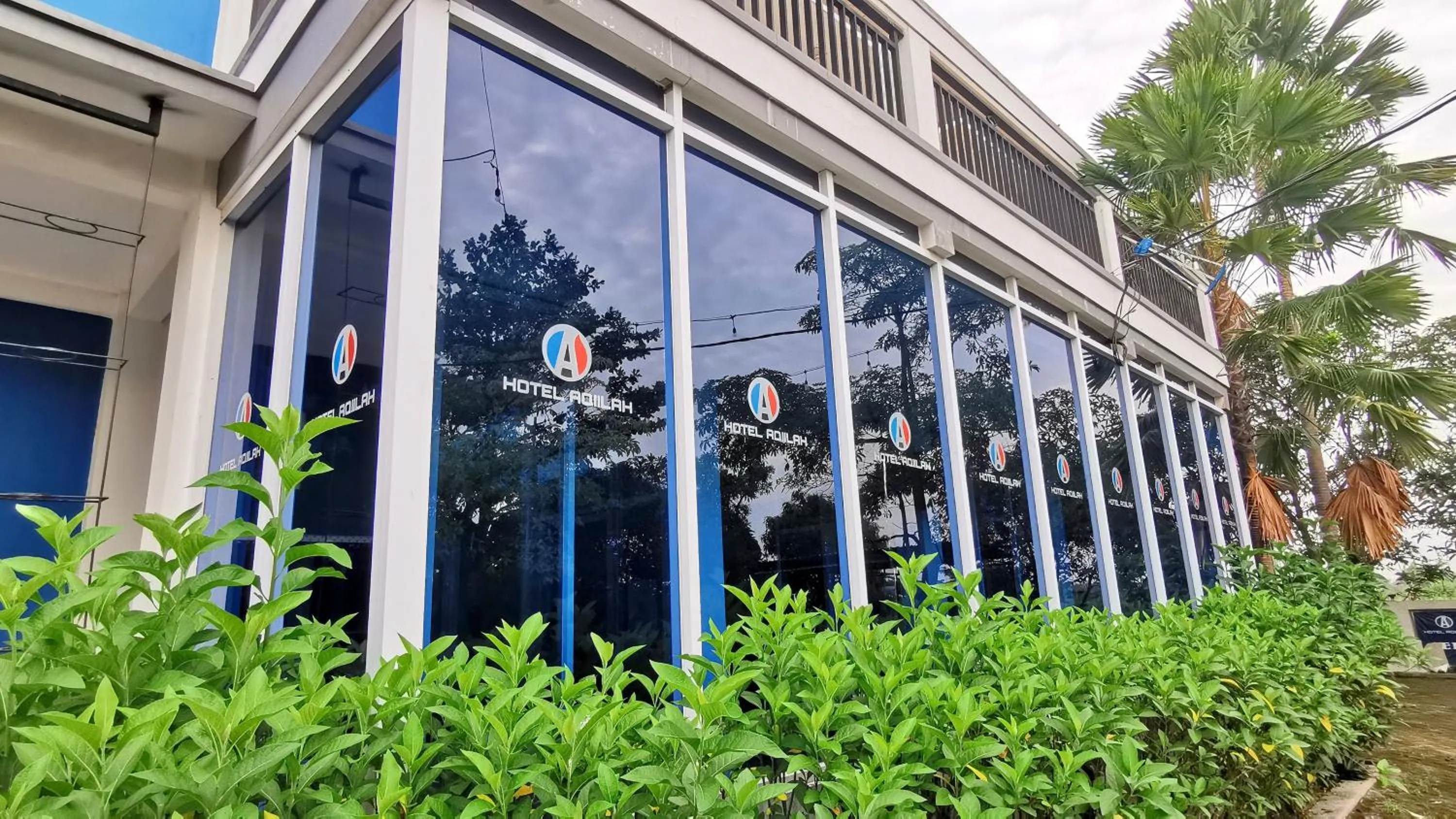 Facade/entrance in Hotel Aqiilah Syariah
