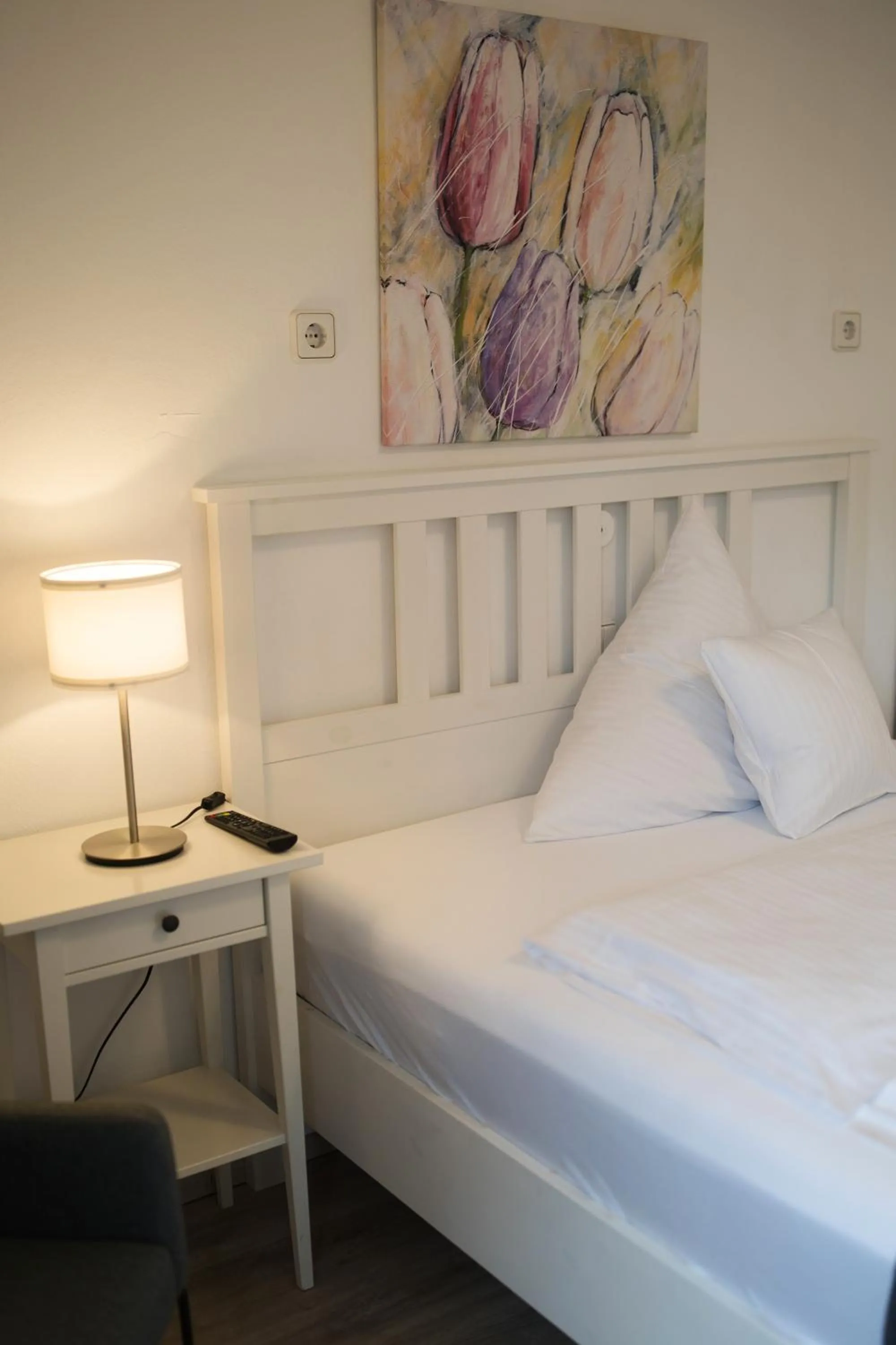 Bed in RATSKELLER Hotel & Restaurant