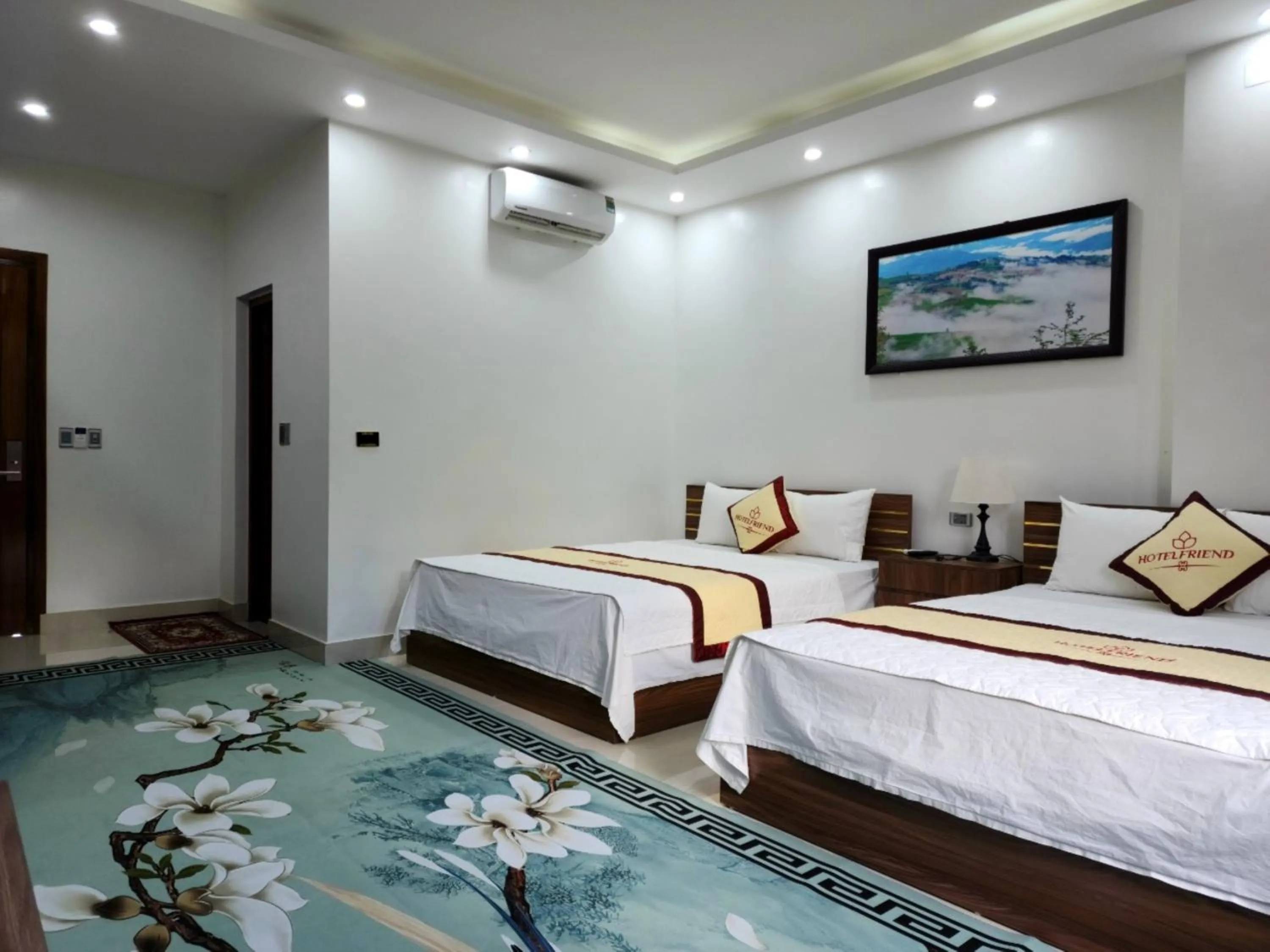 Bed in Friend Hotel Hà Giang