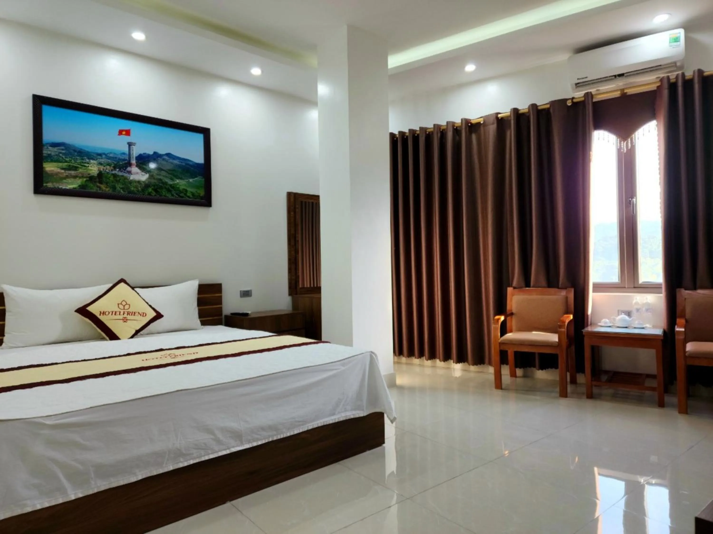 Bed in Friend Hotel Hà Giang