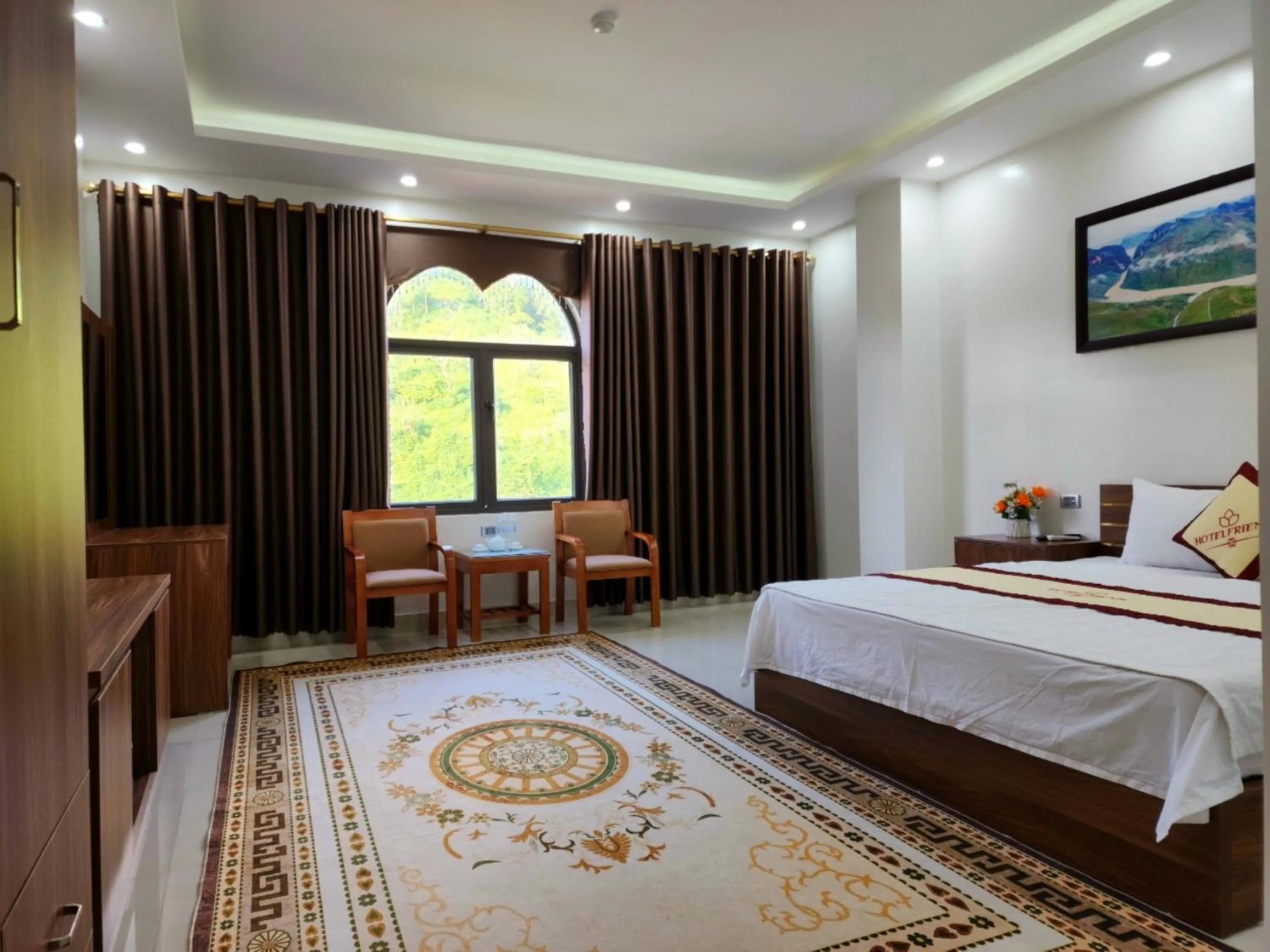 Bed in Friend Hotel Hà Giang