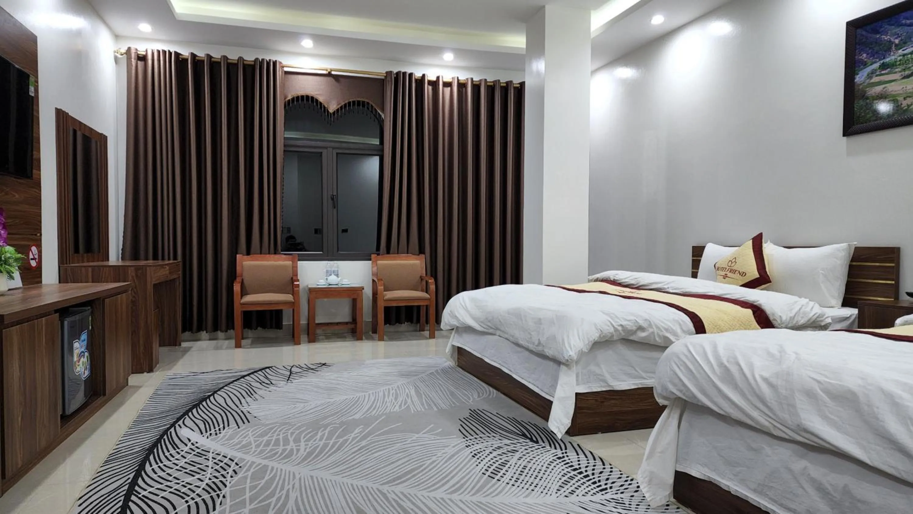 Property building, Bed in Friend Hotel Hà Giang