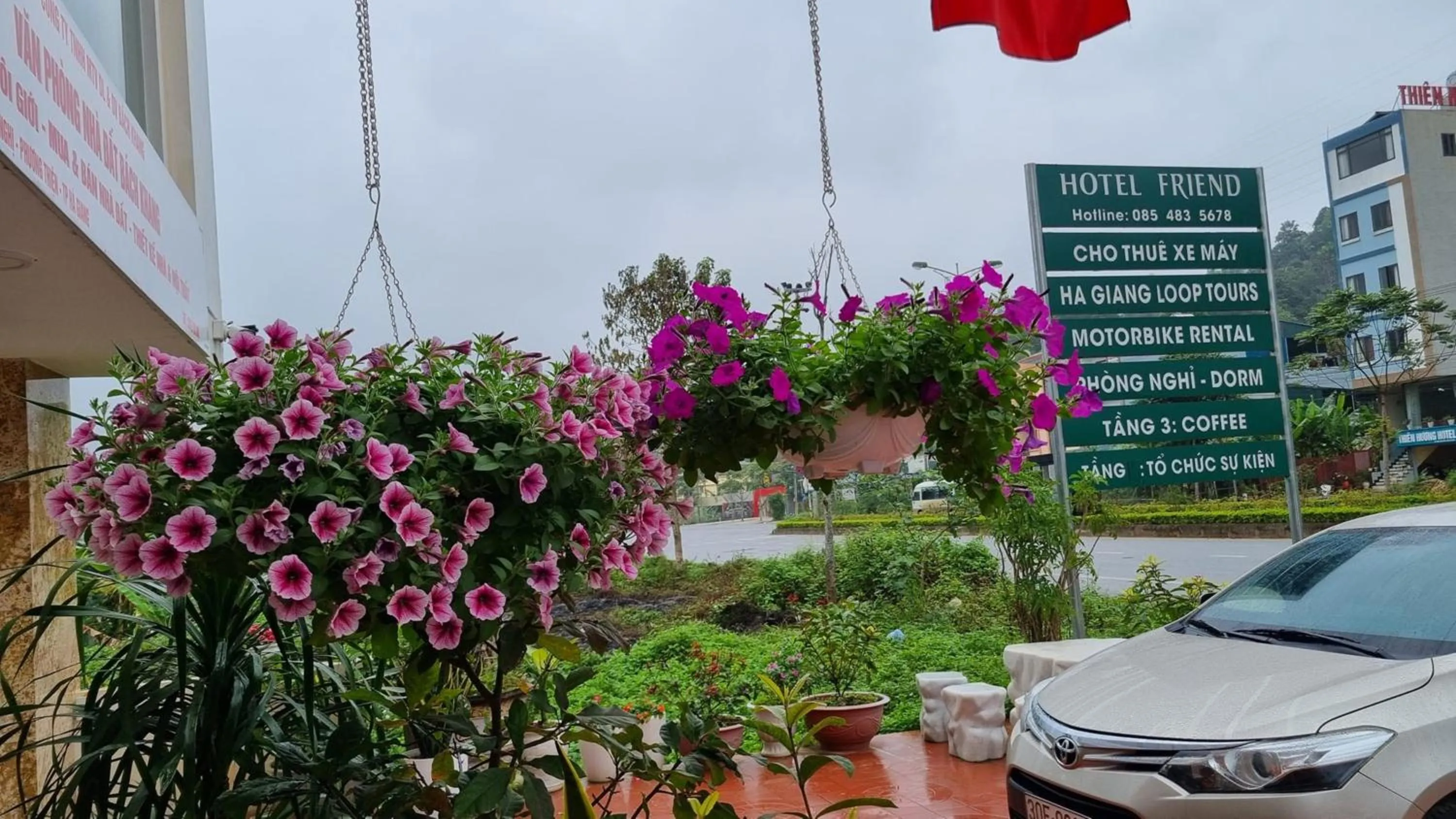 Garden view in Friend Hotel Hà Giang