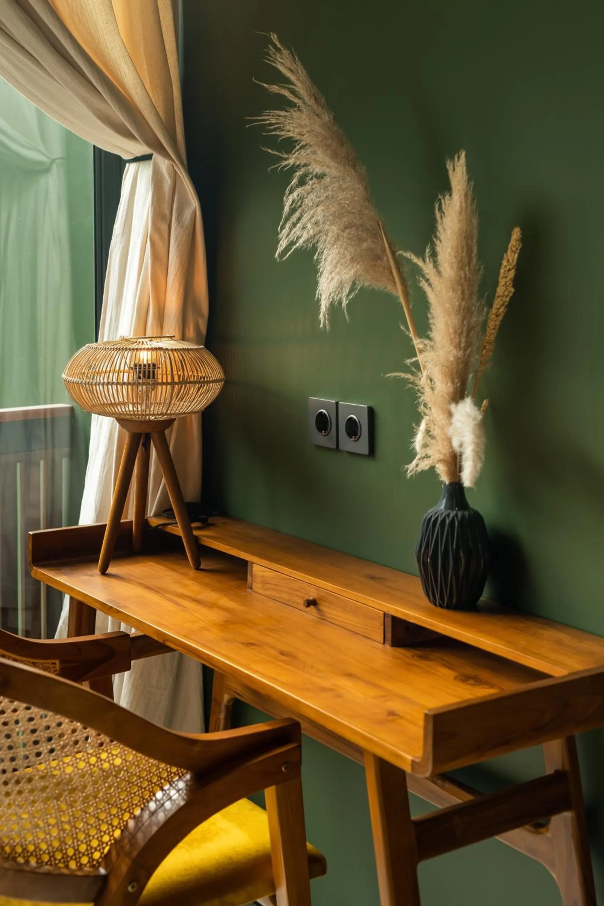 Seating area in ASAI Village