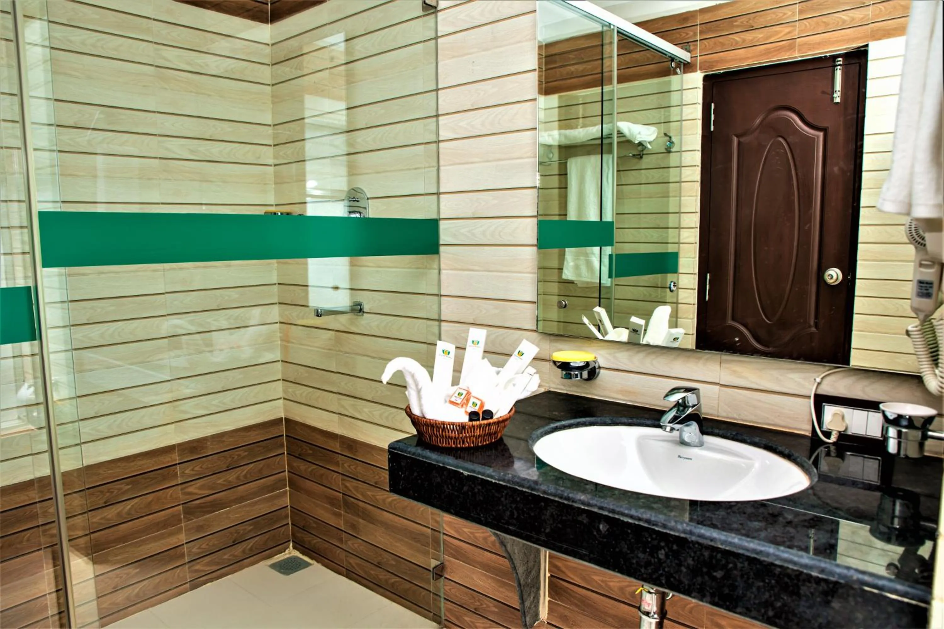 Shower in Gautam Buddha Airport Hotel