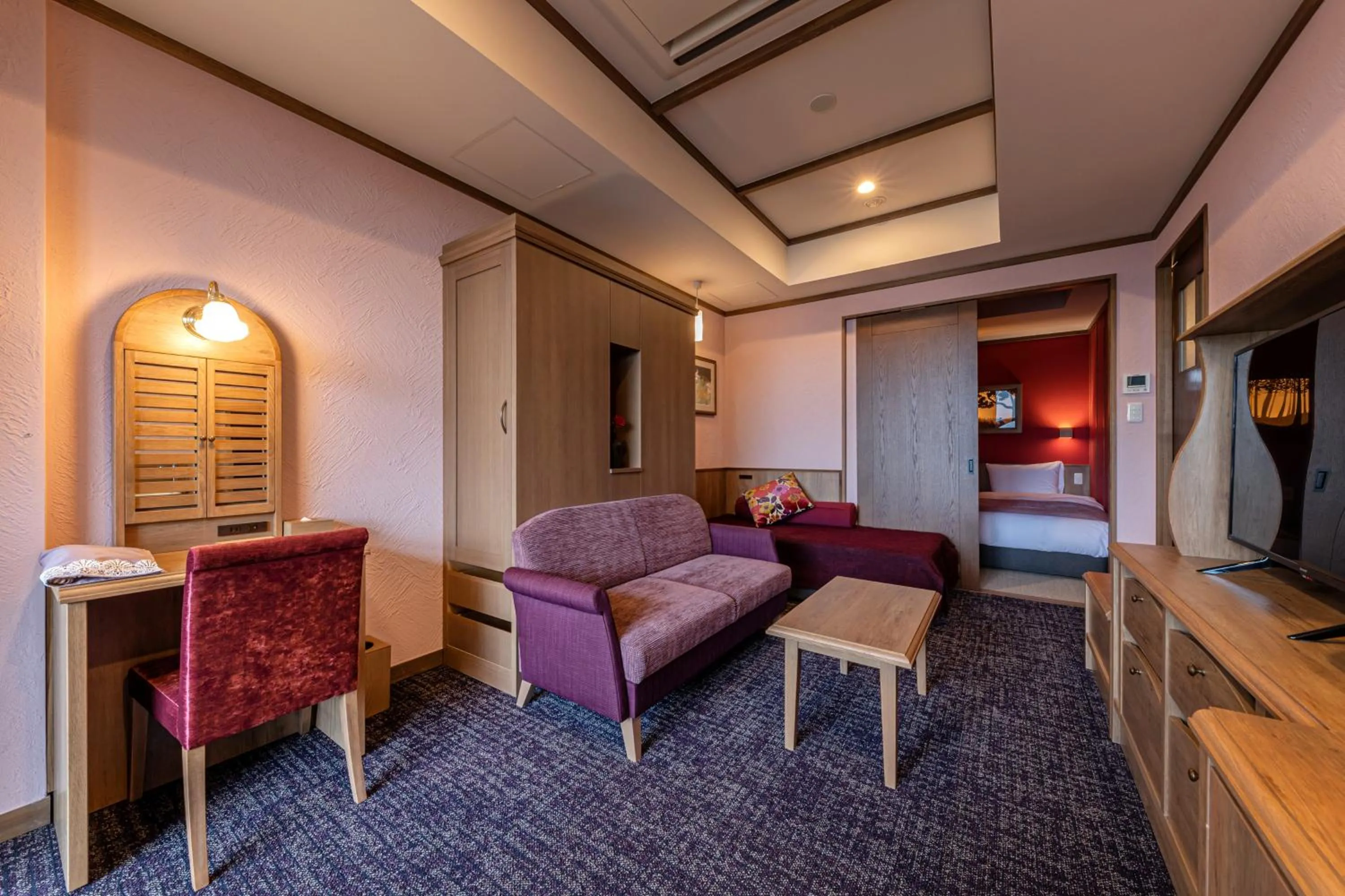 Living room in La Vista Kusatsu Hills