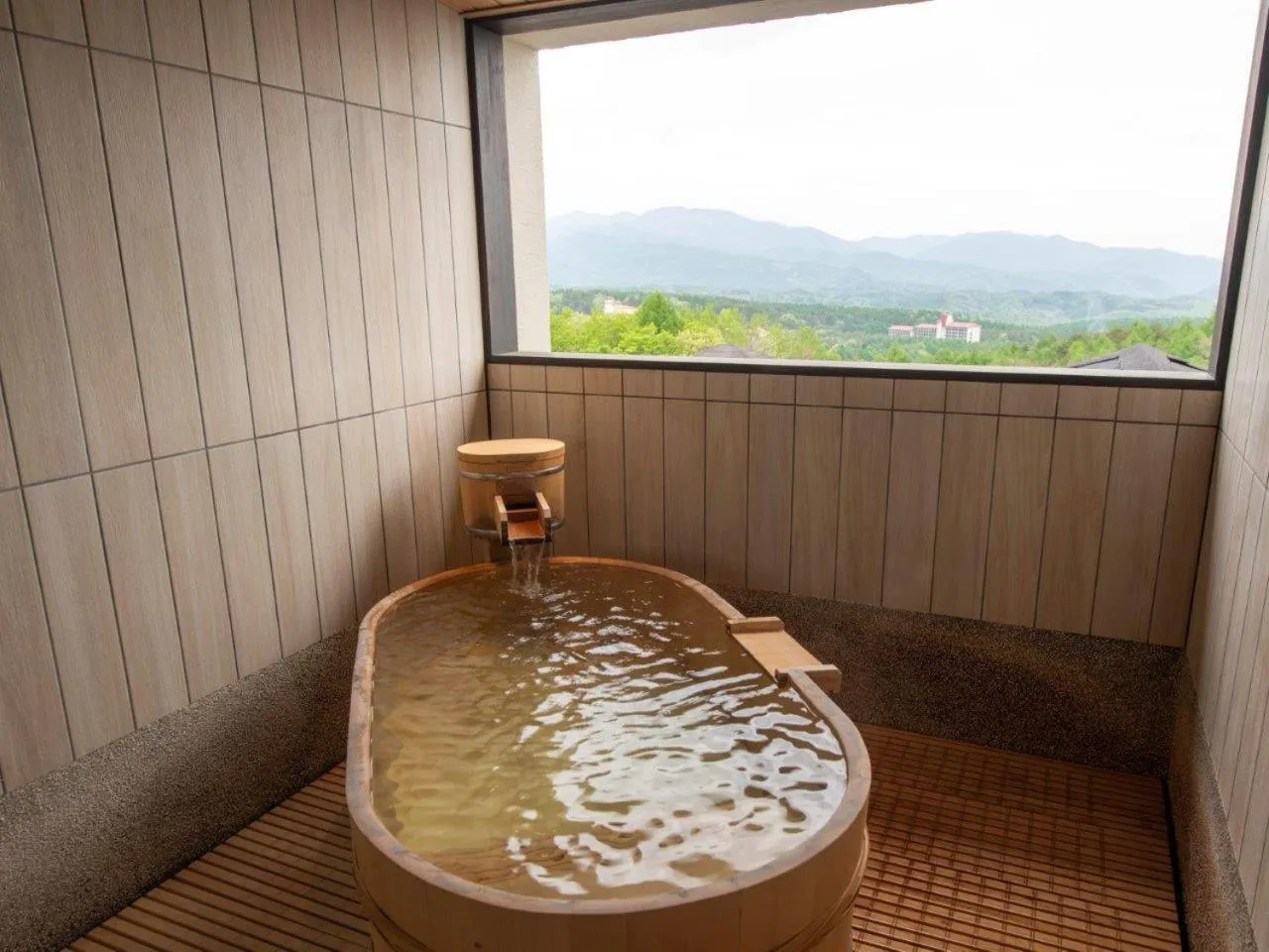 Hot Spring Bath in La Vista Kusatsu Hills