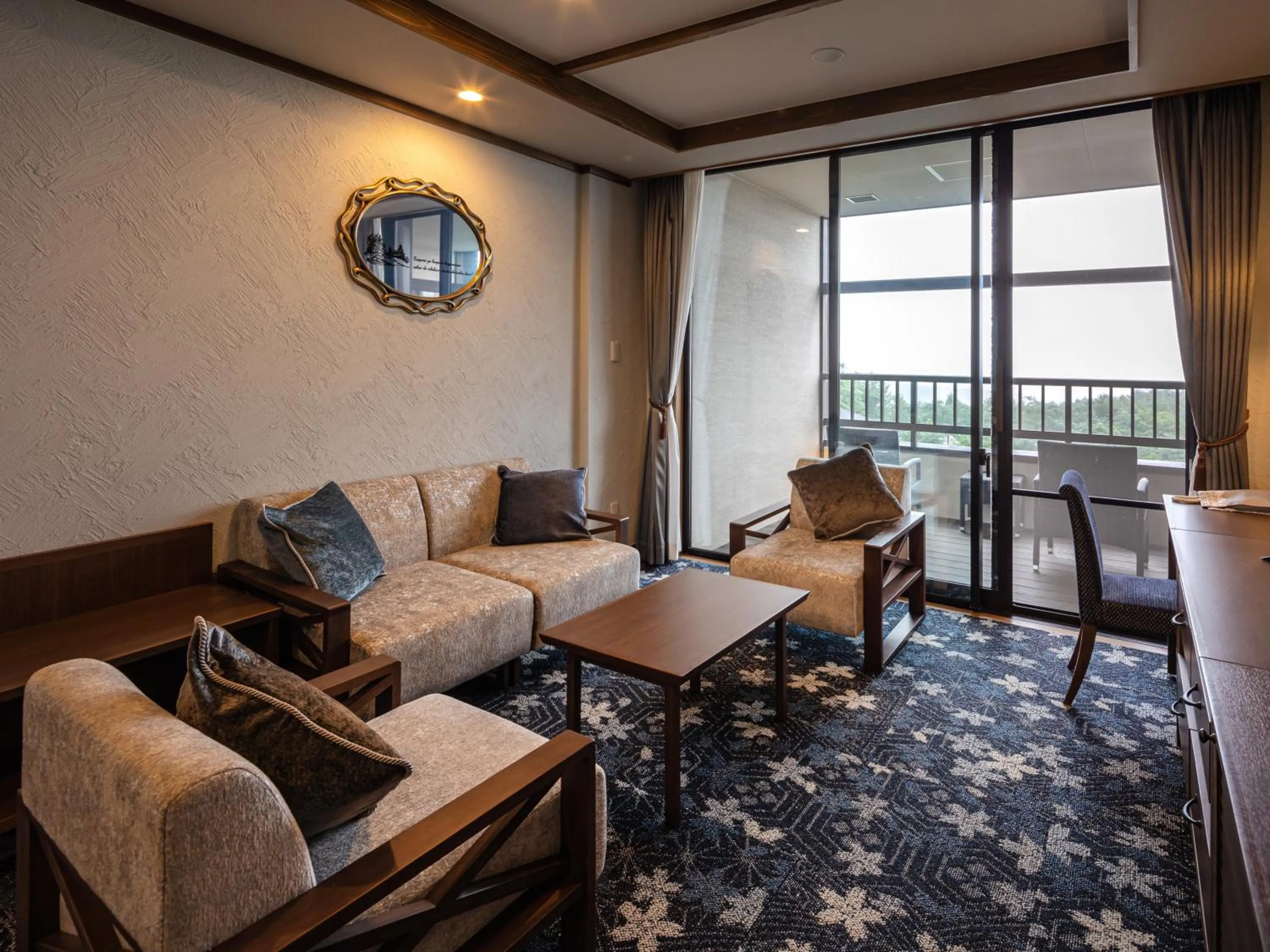 Living room in La Vista Kusatsu Hills