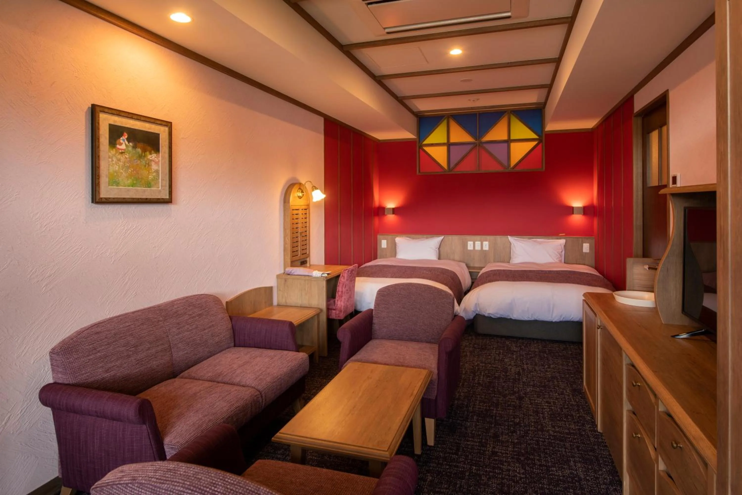 Photo of the whole room, Bed in La Vista Kusatsu Hills