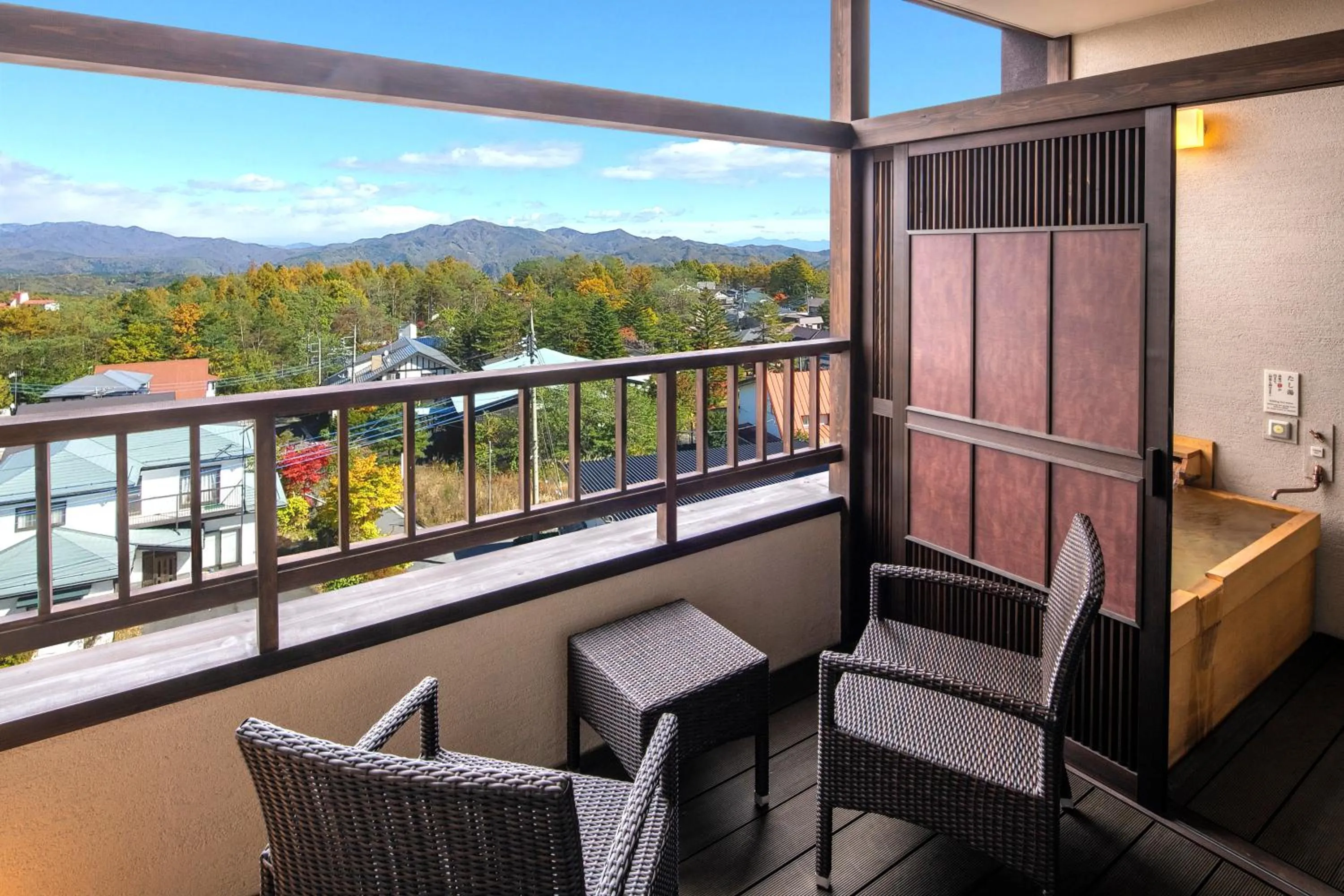 Hot Spring Bath in La Vista Kusatsu Hills