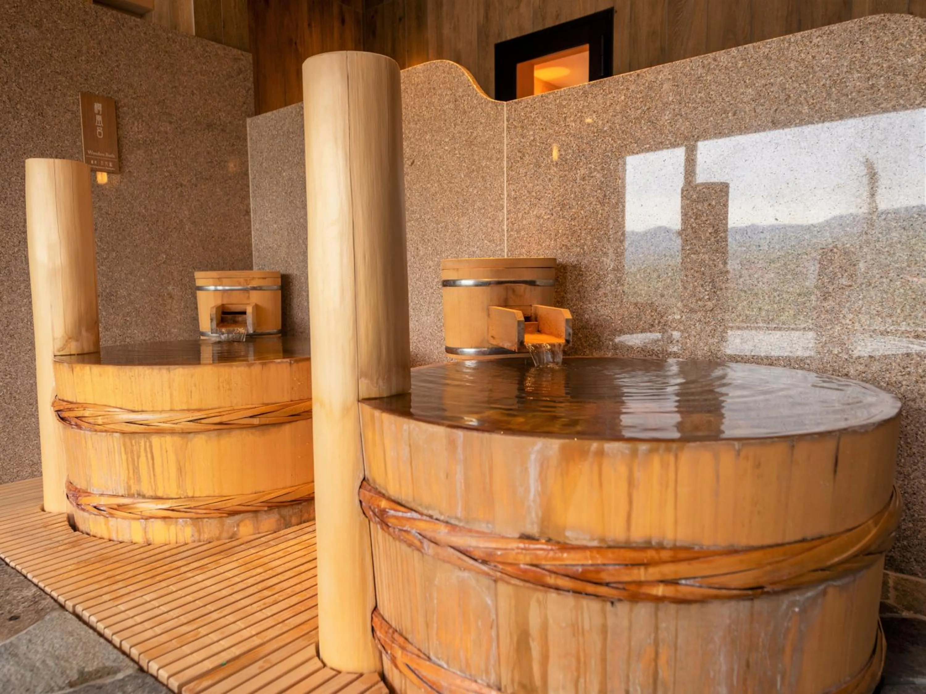 Hot Spring Bath in La Vista Kusatsu Hills