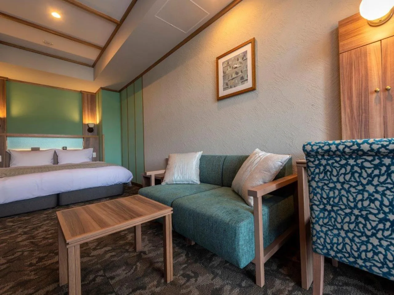 Bed in La Vista Kusatsu Hills