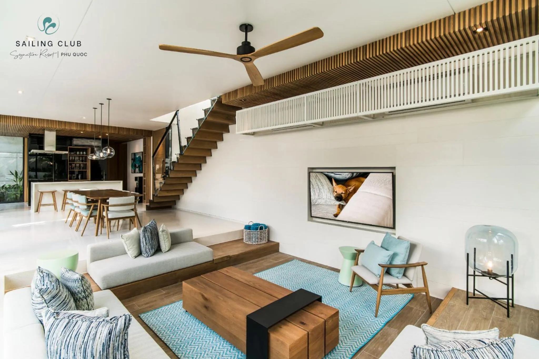 Living room in Sailing Club Signature Resort Phu Quoc