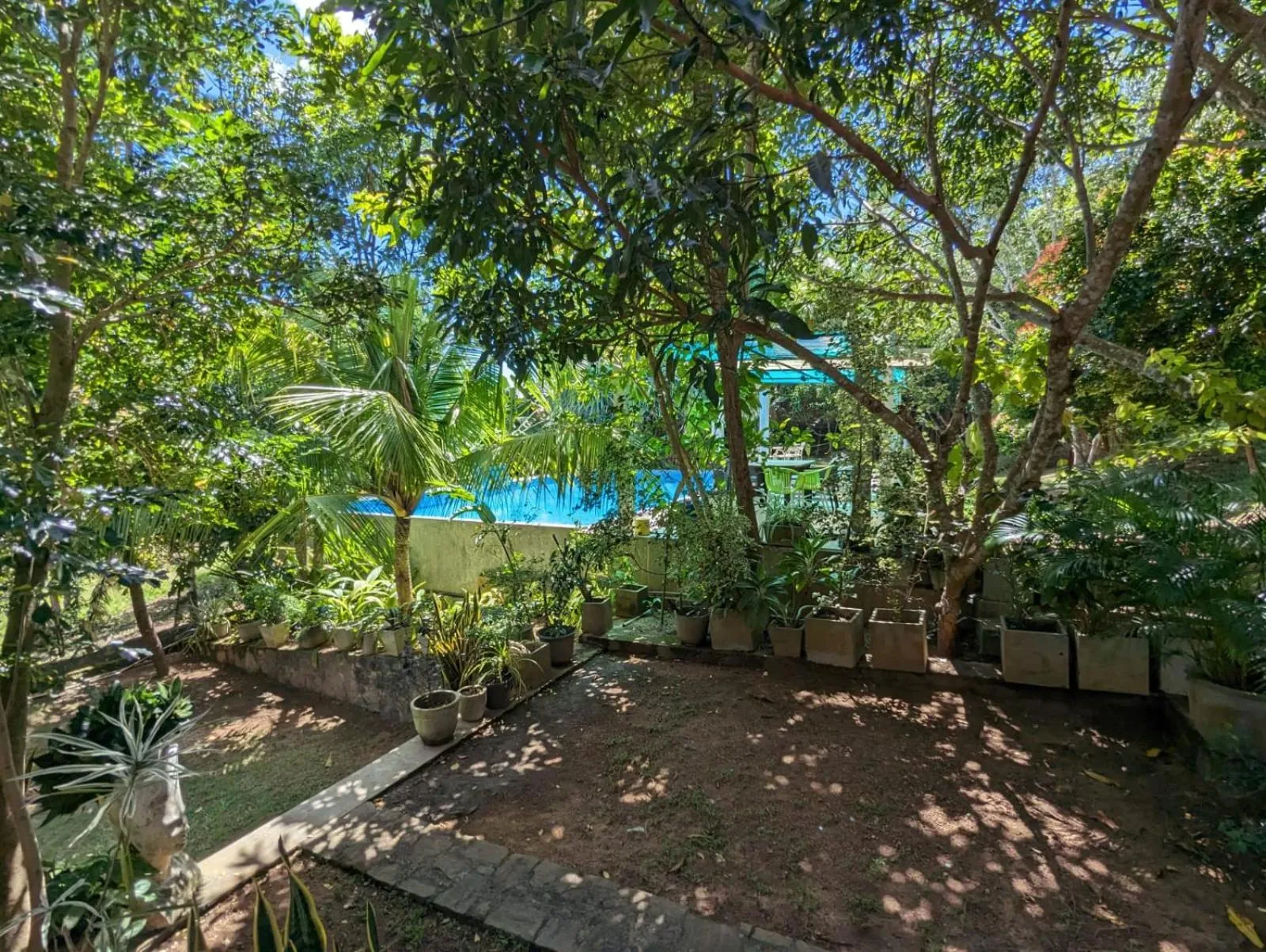 Pool view in Green View Villa
