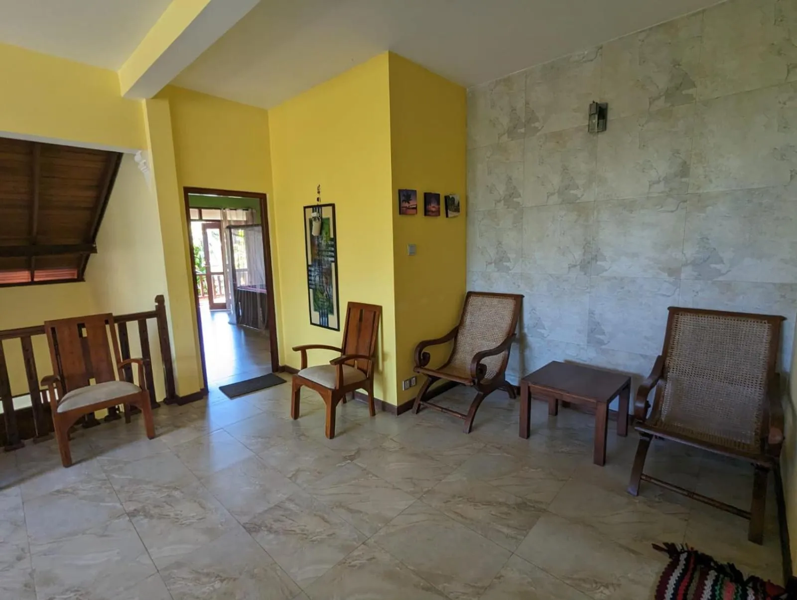 Living room in Green View Villa