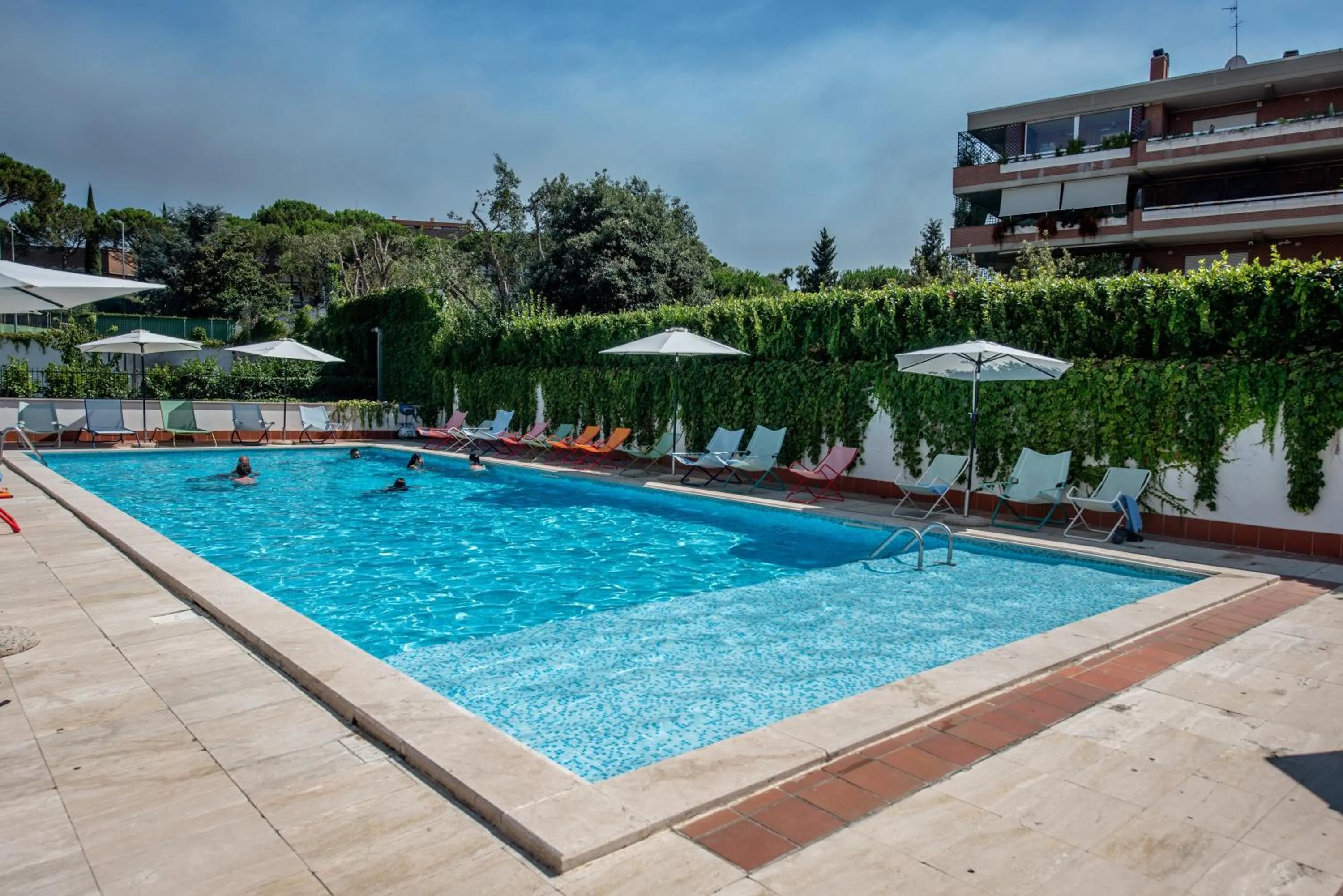 Pool view in Ibis Styles Roma Aurelia