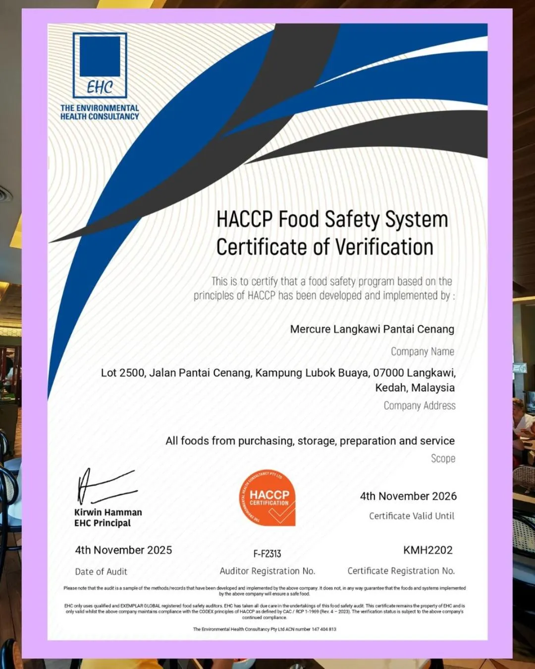 Property building in Mercure Langkawi Pantai Cenang