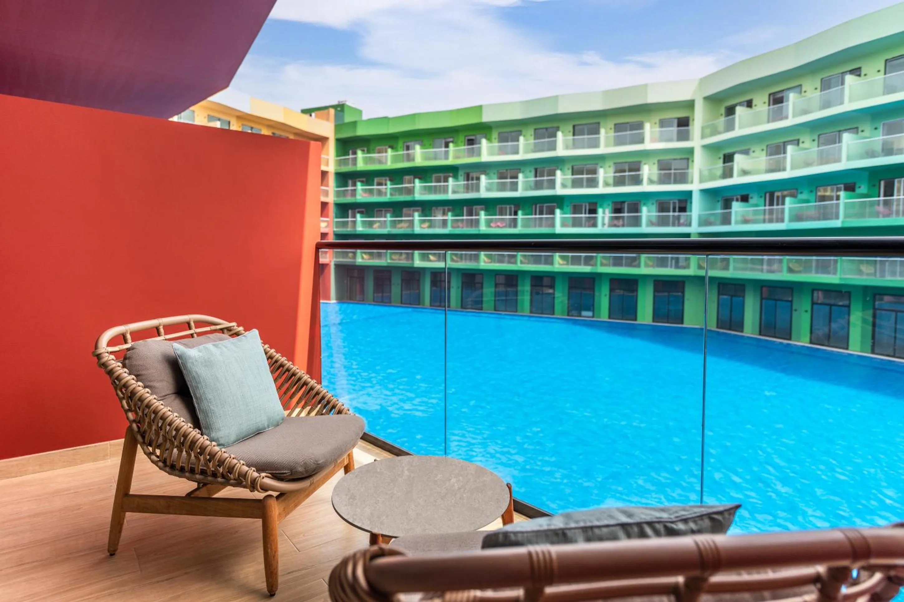 Pool view in Voco Dubai Monaco, The Heart of Europe by IHG-Adult only