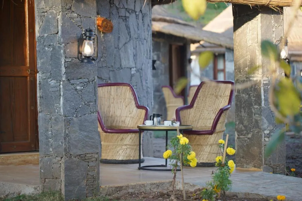 Seating area in Turban Nature Wilderness , Kumbhalgarh