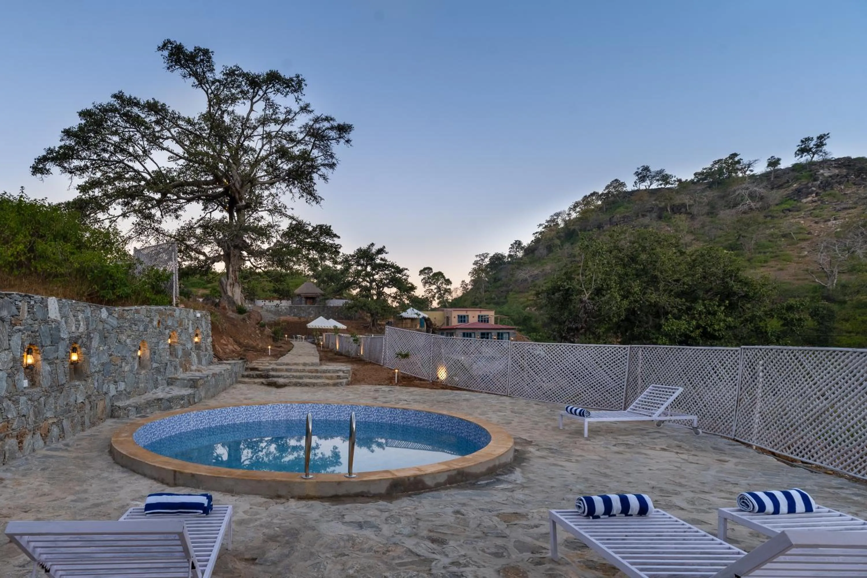 Swimming pool in Turban Nature Wilderness , Kumbhalgarh