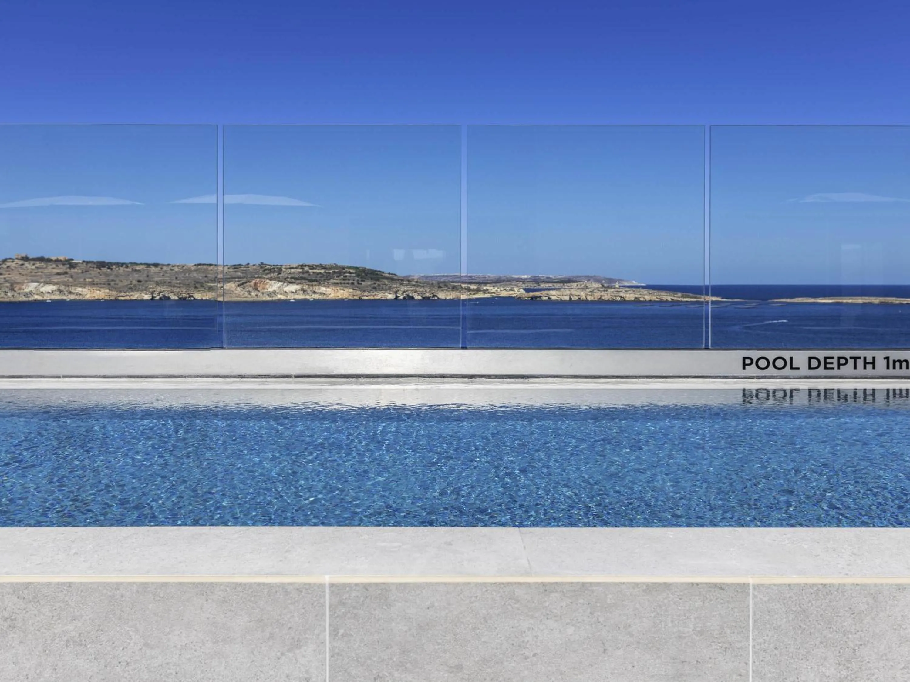 Pool view in ibis Styles ST Pauls Bay Malta