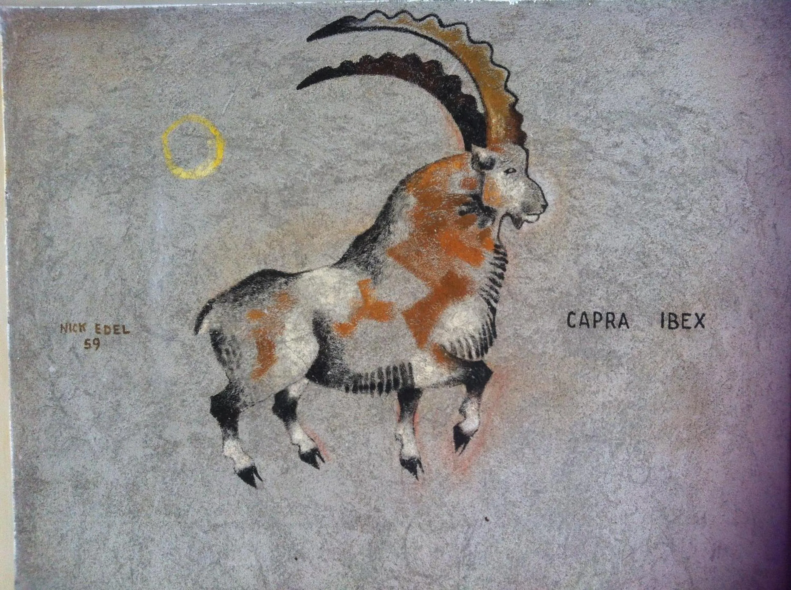 Decorative detail in Hotel lo Stambecco