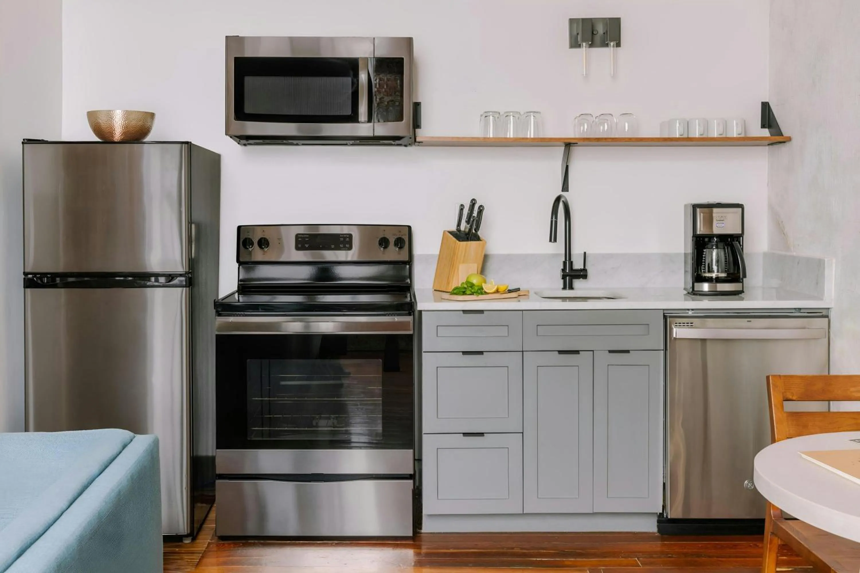 Kitchen or kitchenette in Sonder by Marriott Bonvoy The Schaeffer Apartments French Quarter