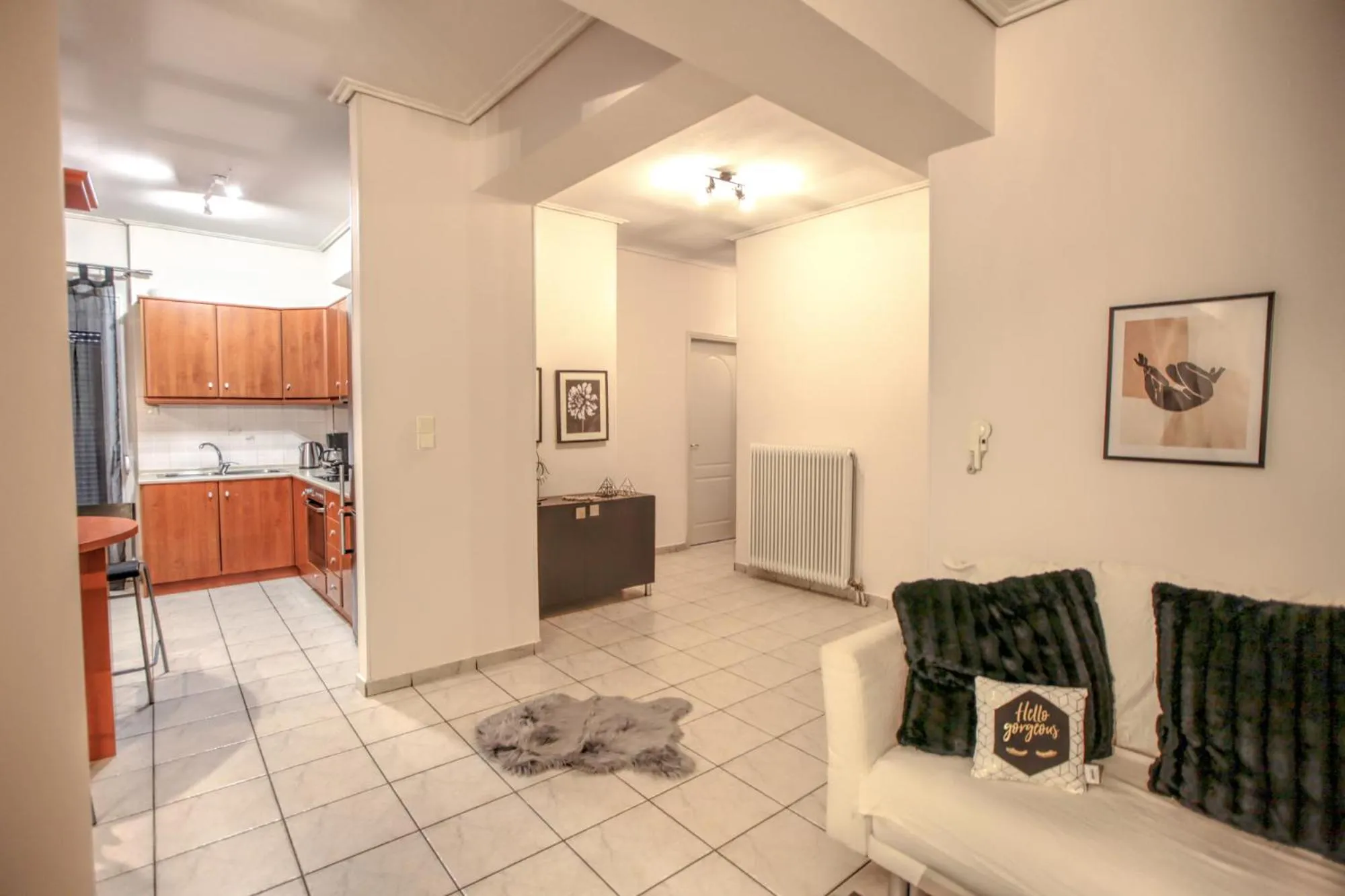 Living room in Grand Meteora Central Luxury Apartment