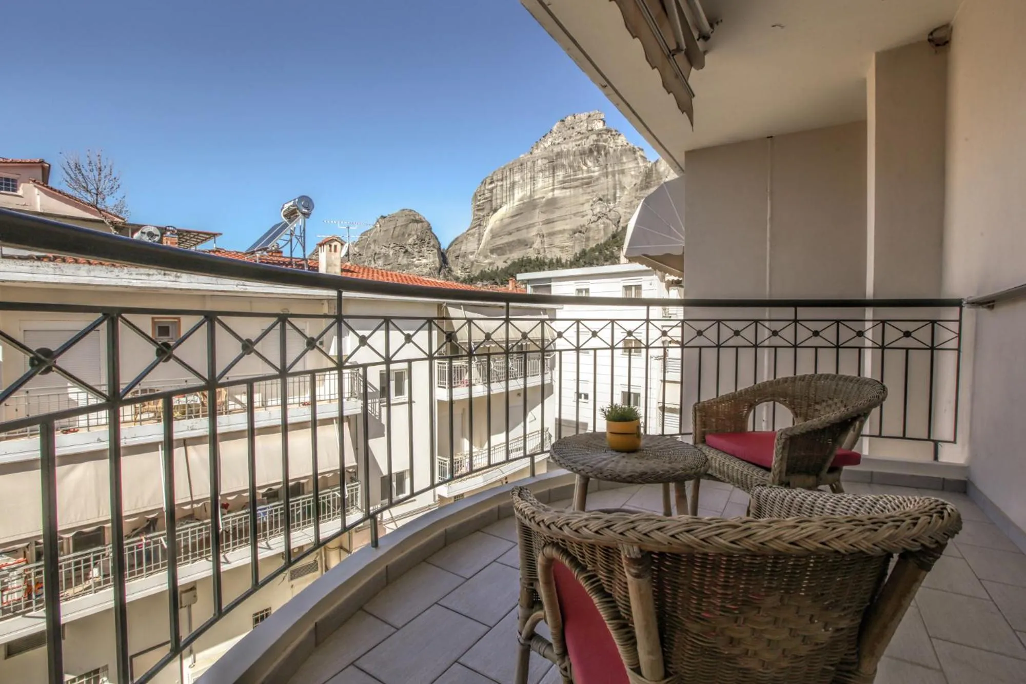 Patio in Grand Meteora Central Luxury Apartment