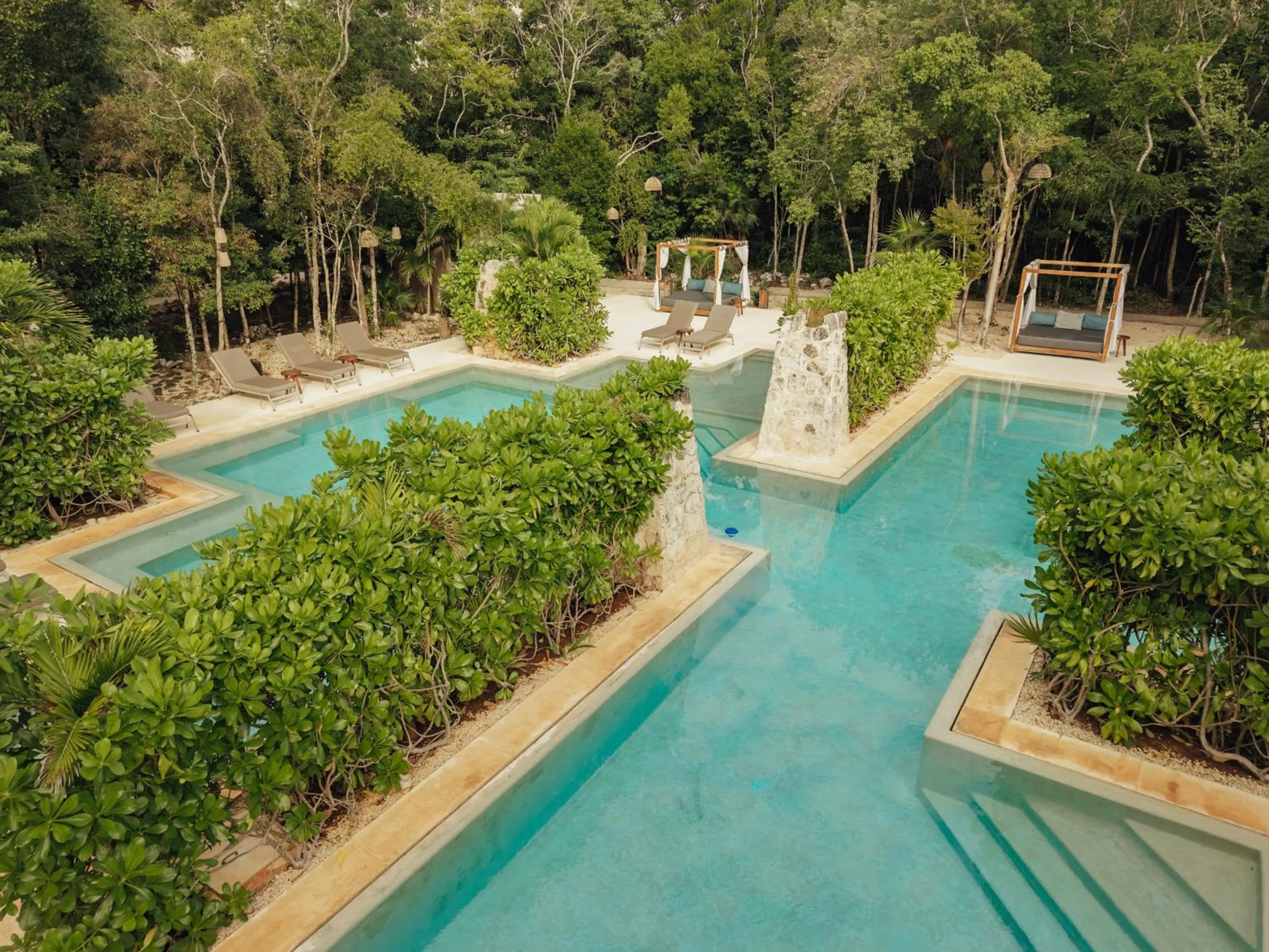 Pool view in Lumina at LOSANTOS Tulum