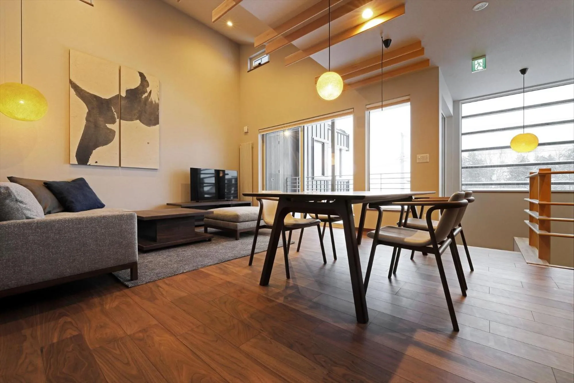 Living room in Orchid Furano