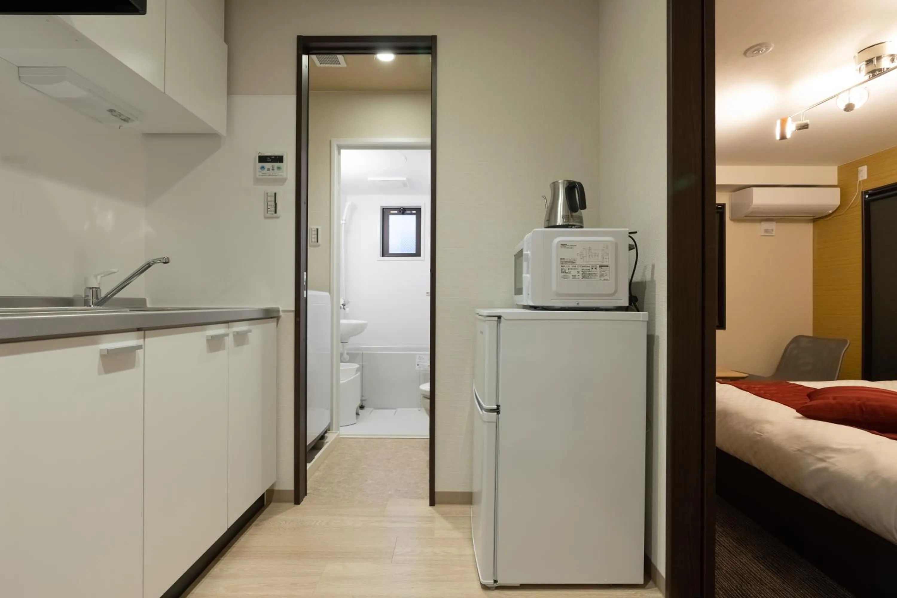 Kitchen or kitchenette, Bed in West Japan Kyoto Kiyomizu