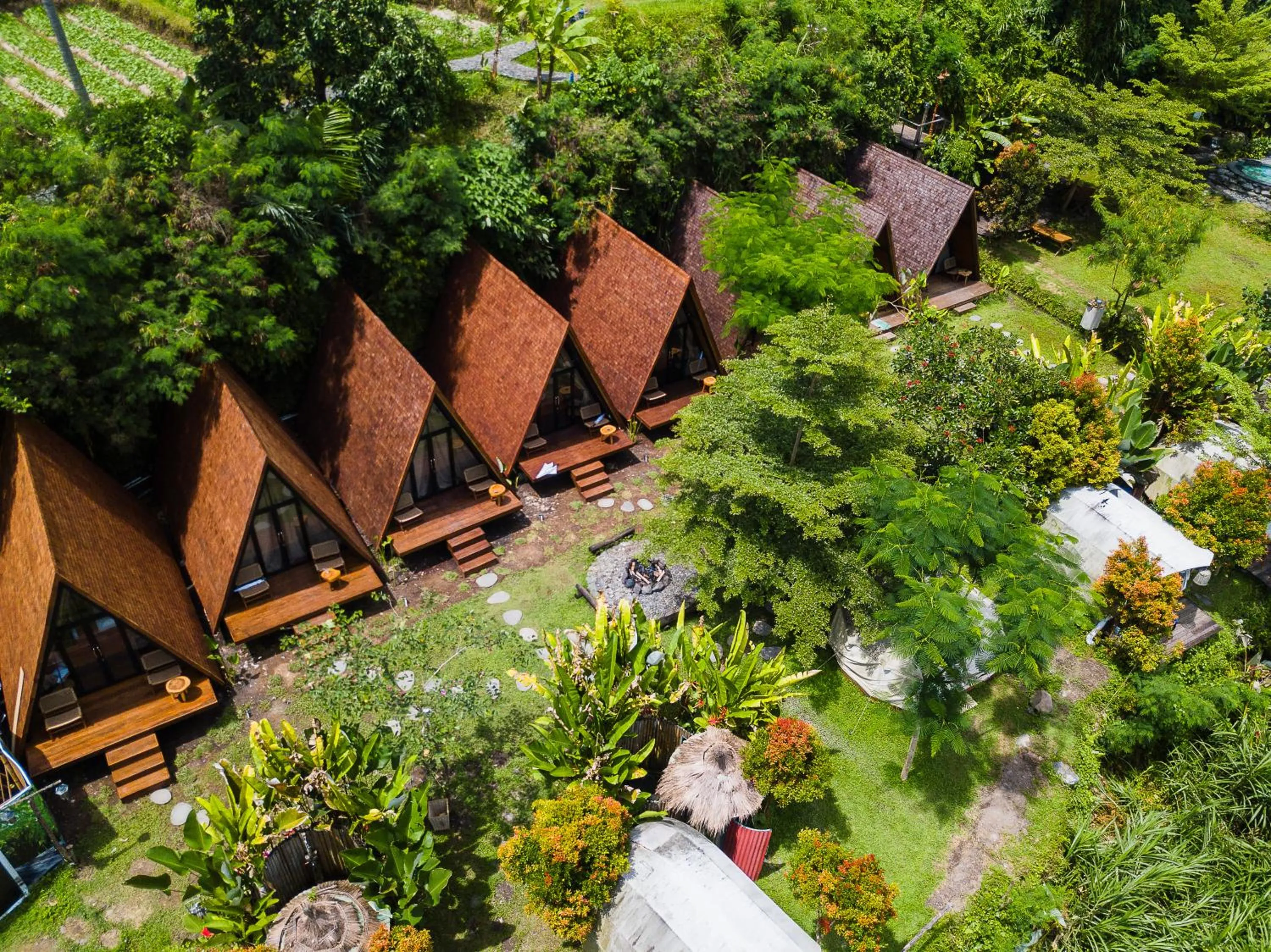 Bird's eye view in Natya River Sidemen