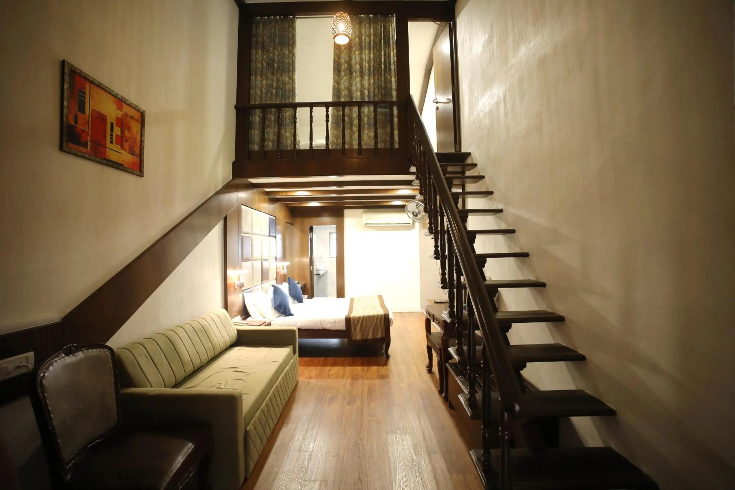 Living room in The Byke Heritage Resort - Matheran