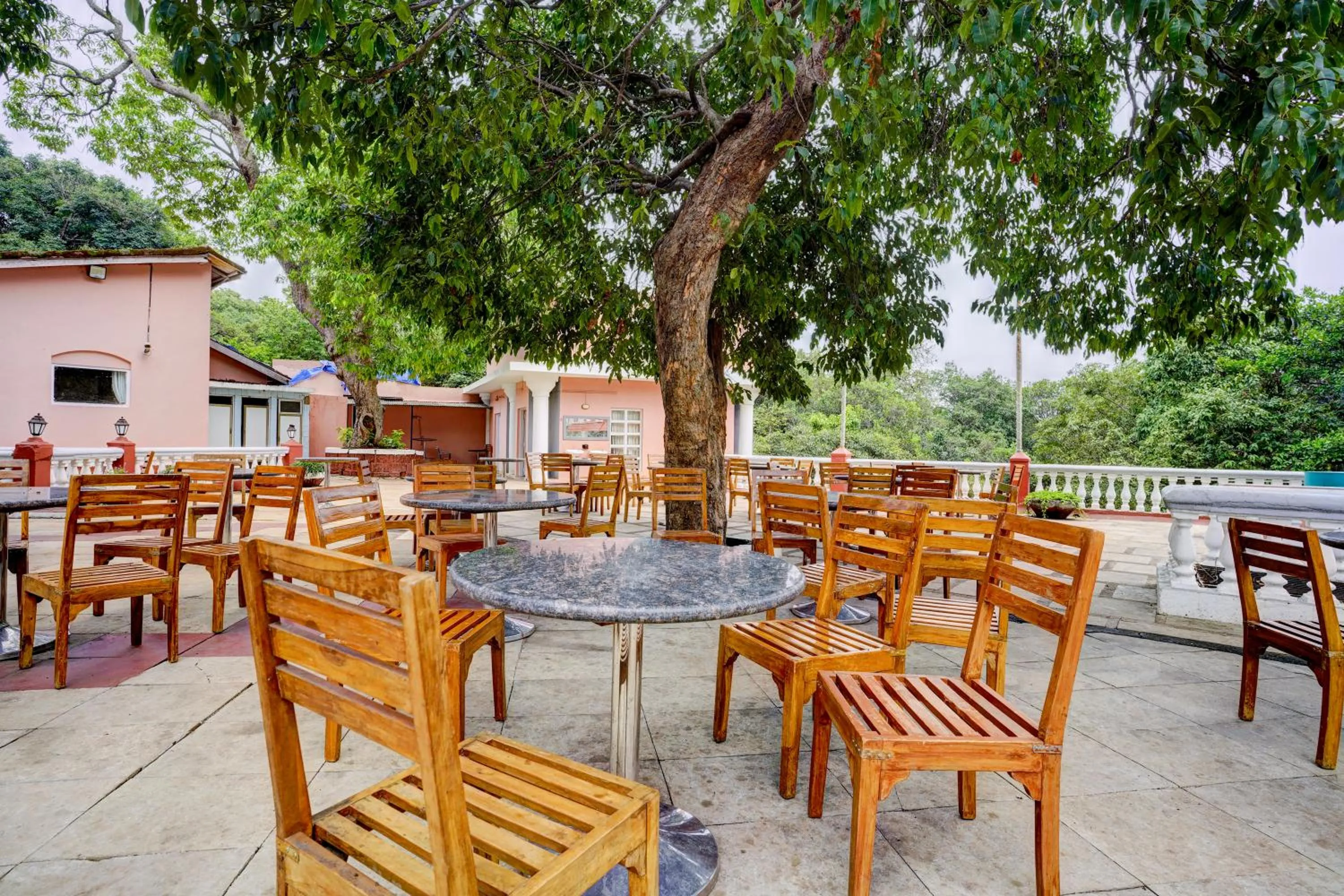 Seating area in The Byke Heritage Resort - Matheran