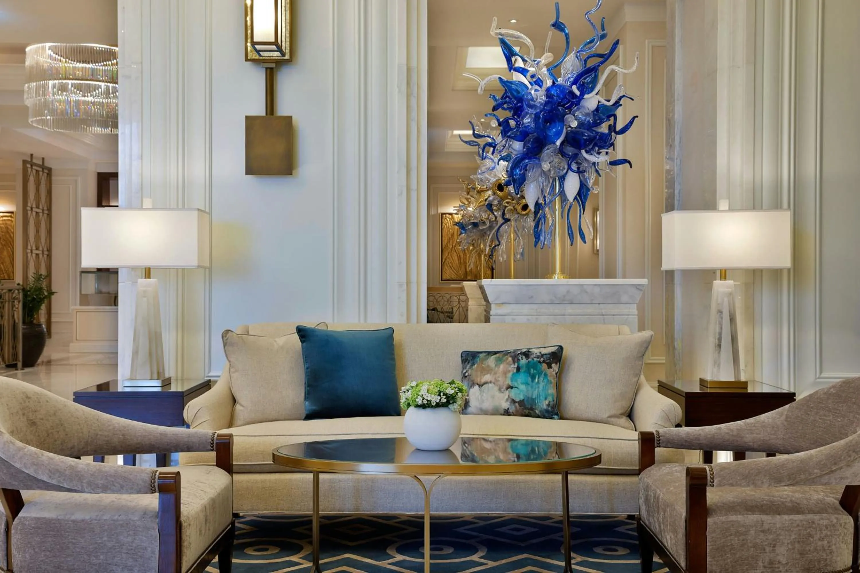 Lobby or reception in The Ritz-Carlton, Amman