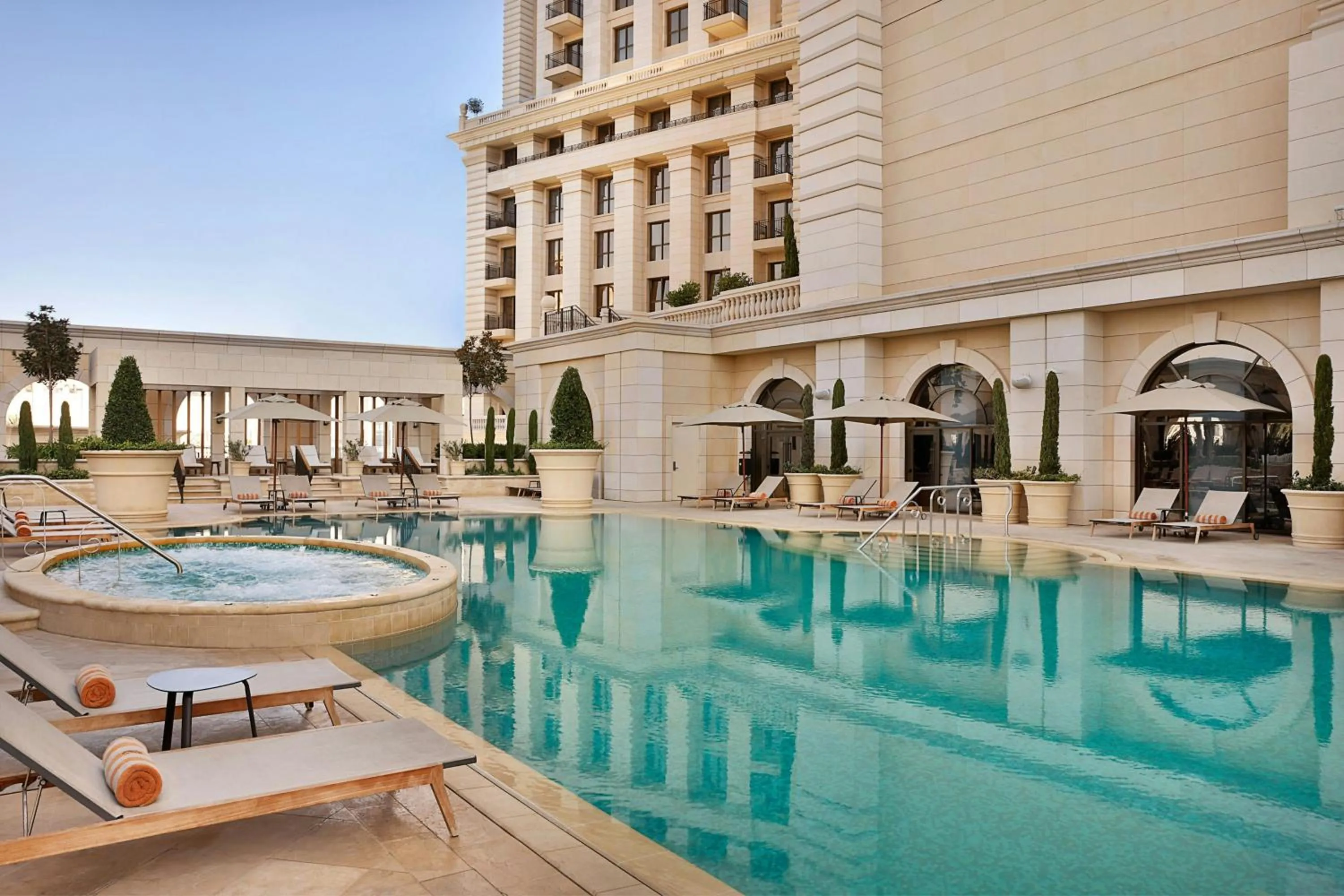 Swimming pool in The Ritz-Carlton, Amman