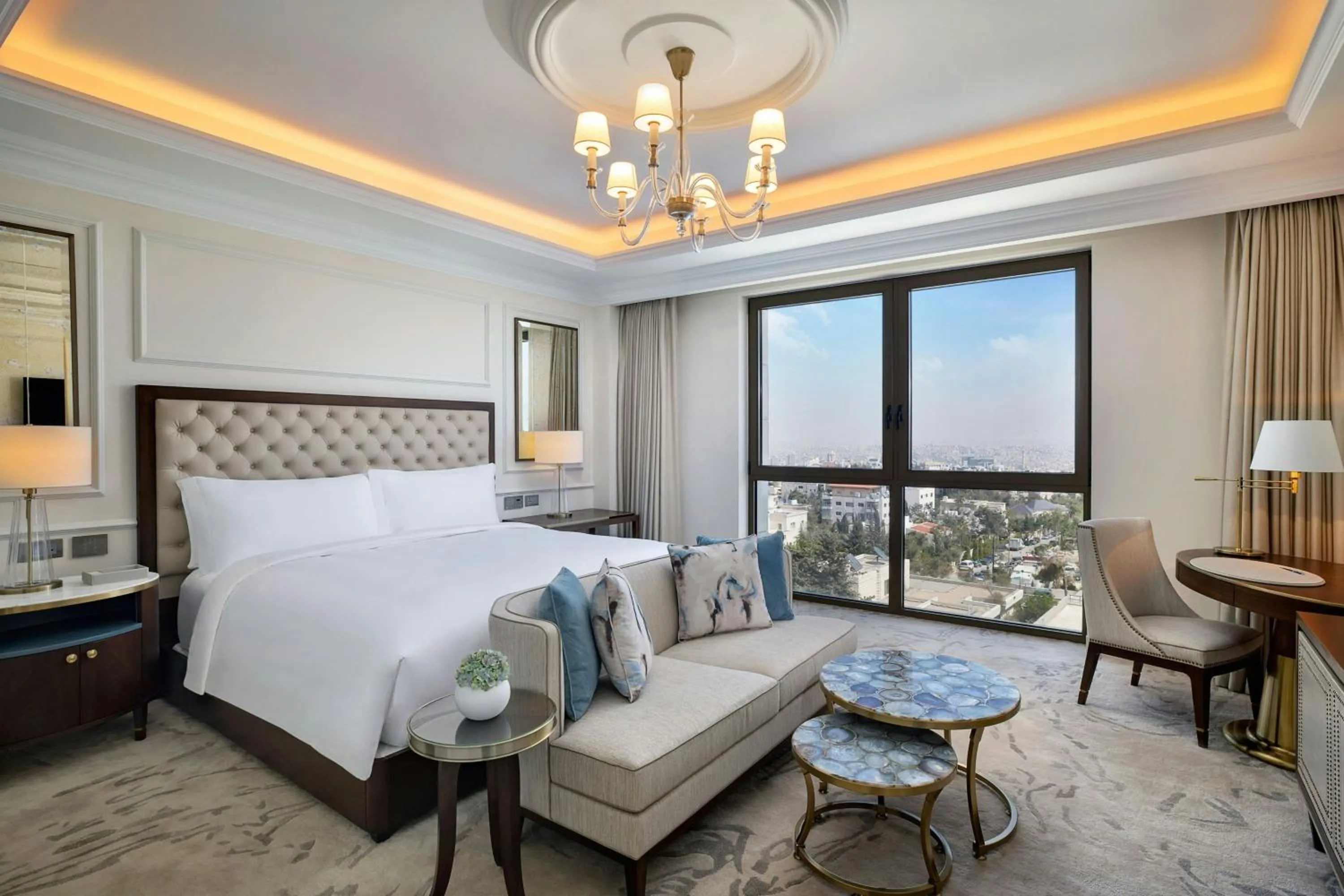 Photo of the whole room, Bed in The Ritz-Carlton, Amman
