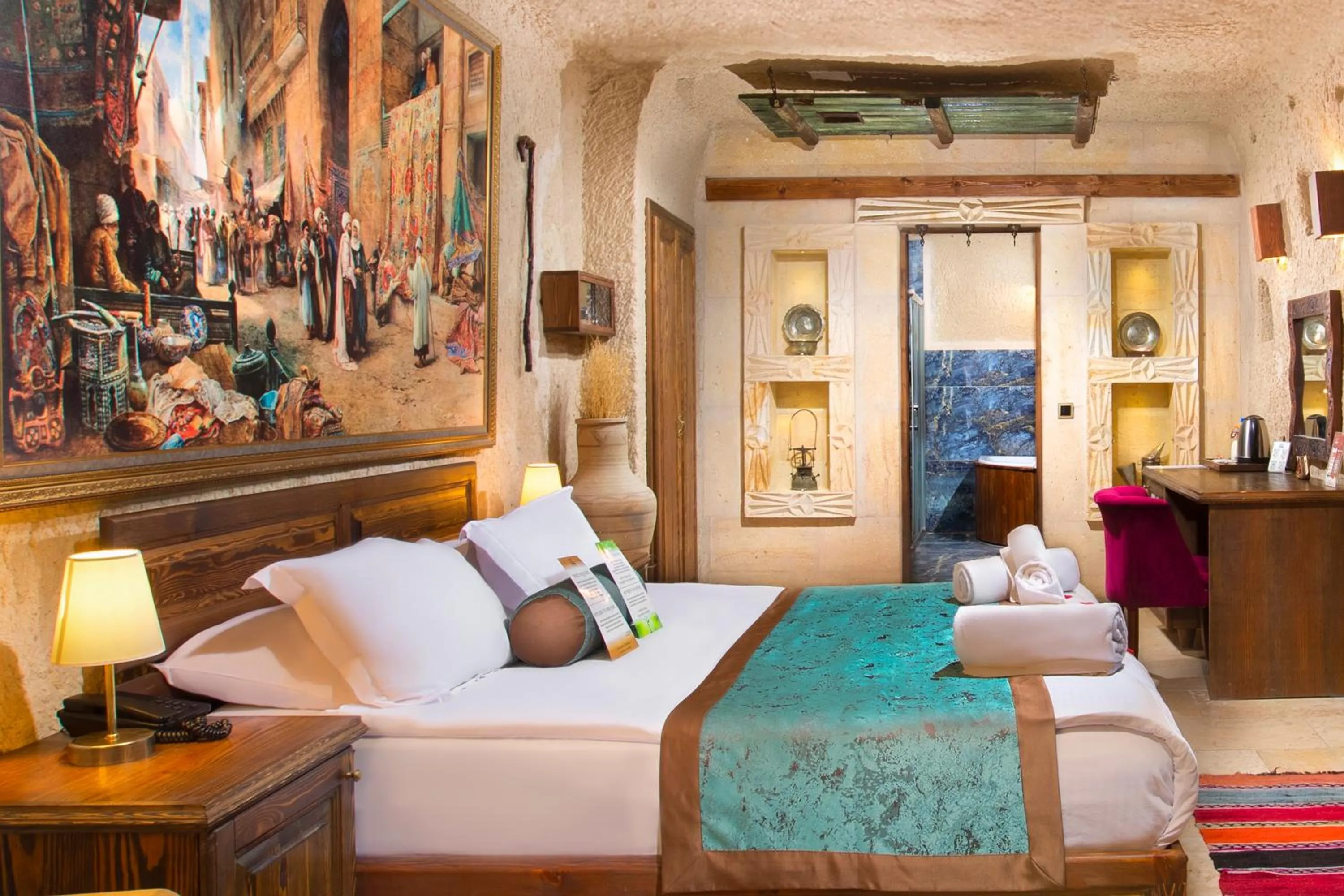 Bedroom, Bed in Cappa Via Cave Hotel