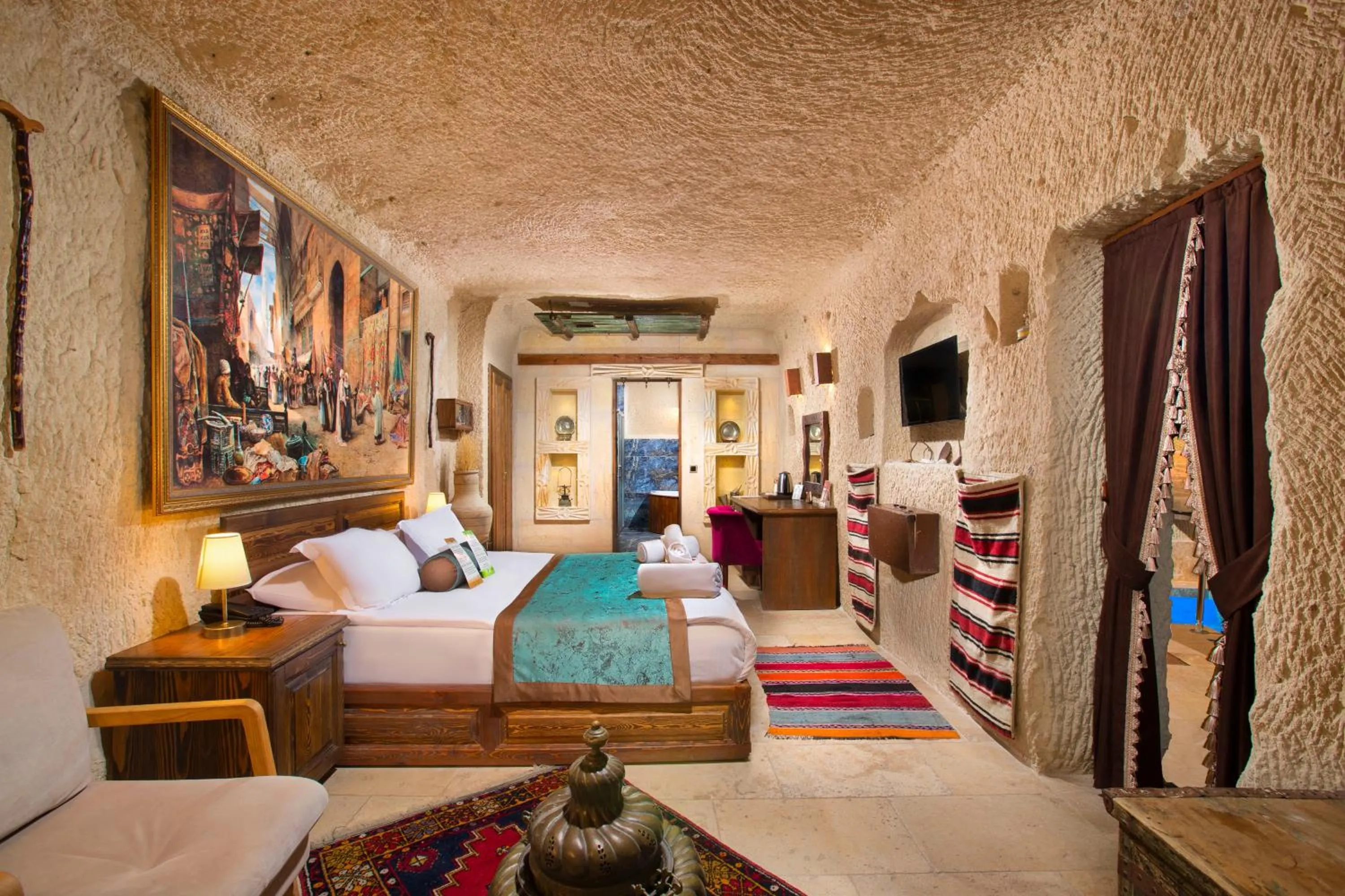 Bedroom, Bed in Cappa Via Cave Hotel